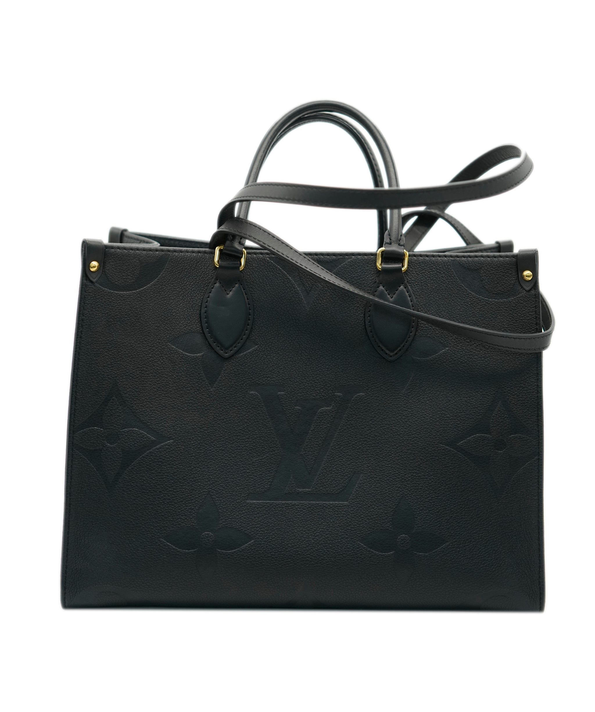 Louis Vuitton Louis Vuitton LV On The Go Black Bag MM  ALC1856