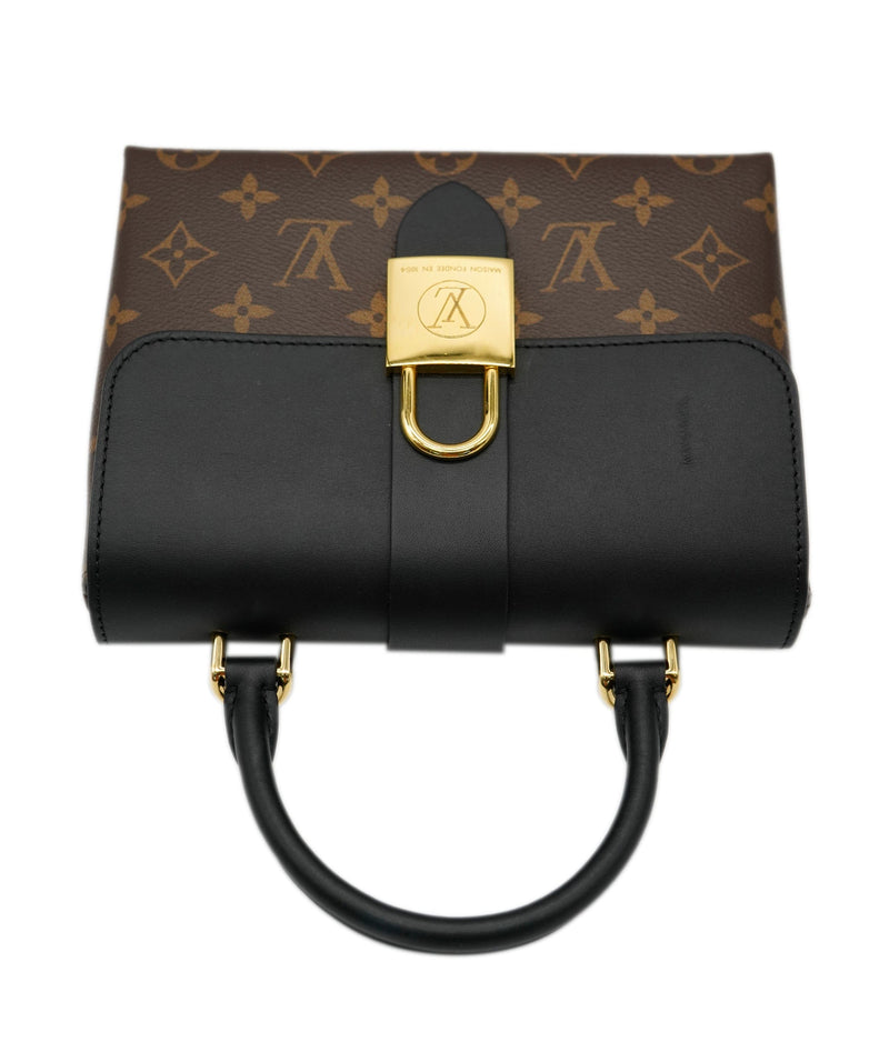Louis Vuitton Locky Handbag Monogram Canvas with Leather BB at