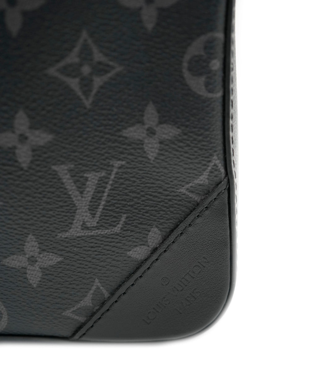 Louis Vuitton Trio Messenger Bag Black Canvas