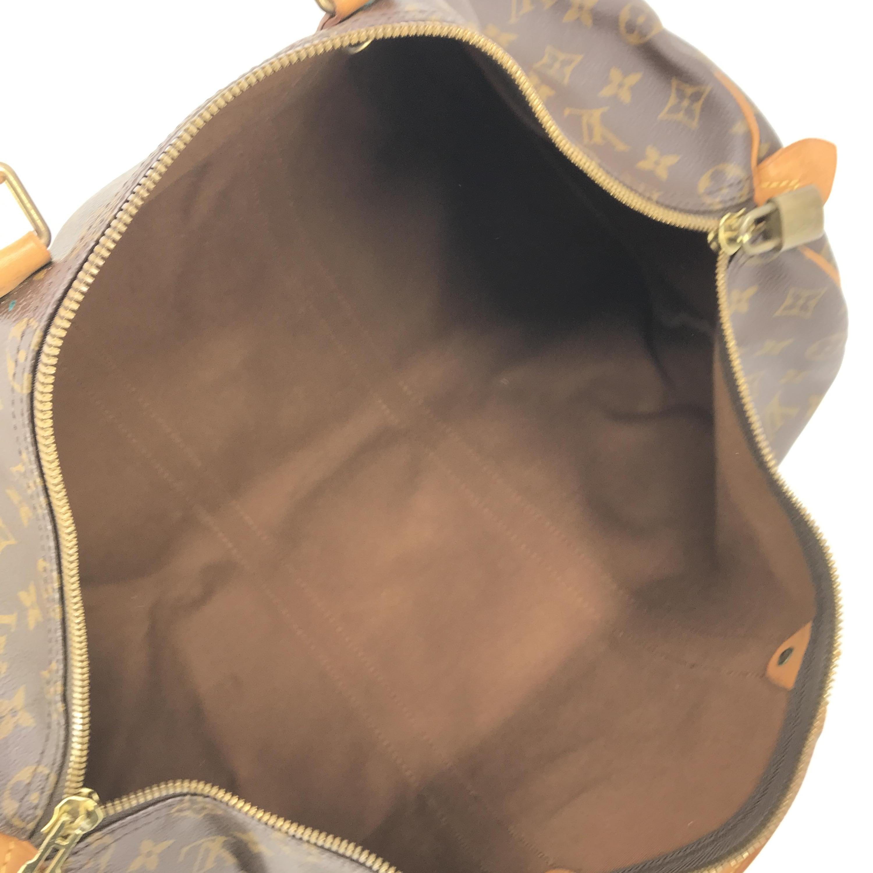 Louis Vuitton Louis Vuitton Monogram Keepall 50 Bag Brown ALC3214