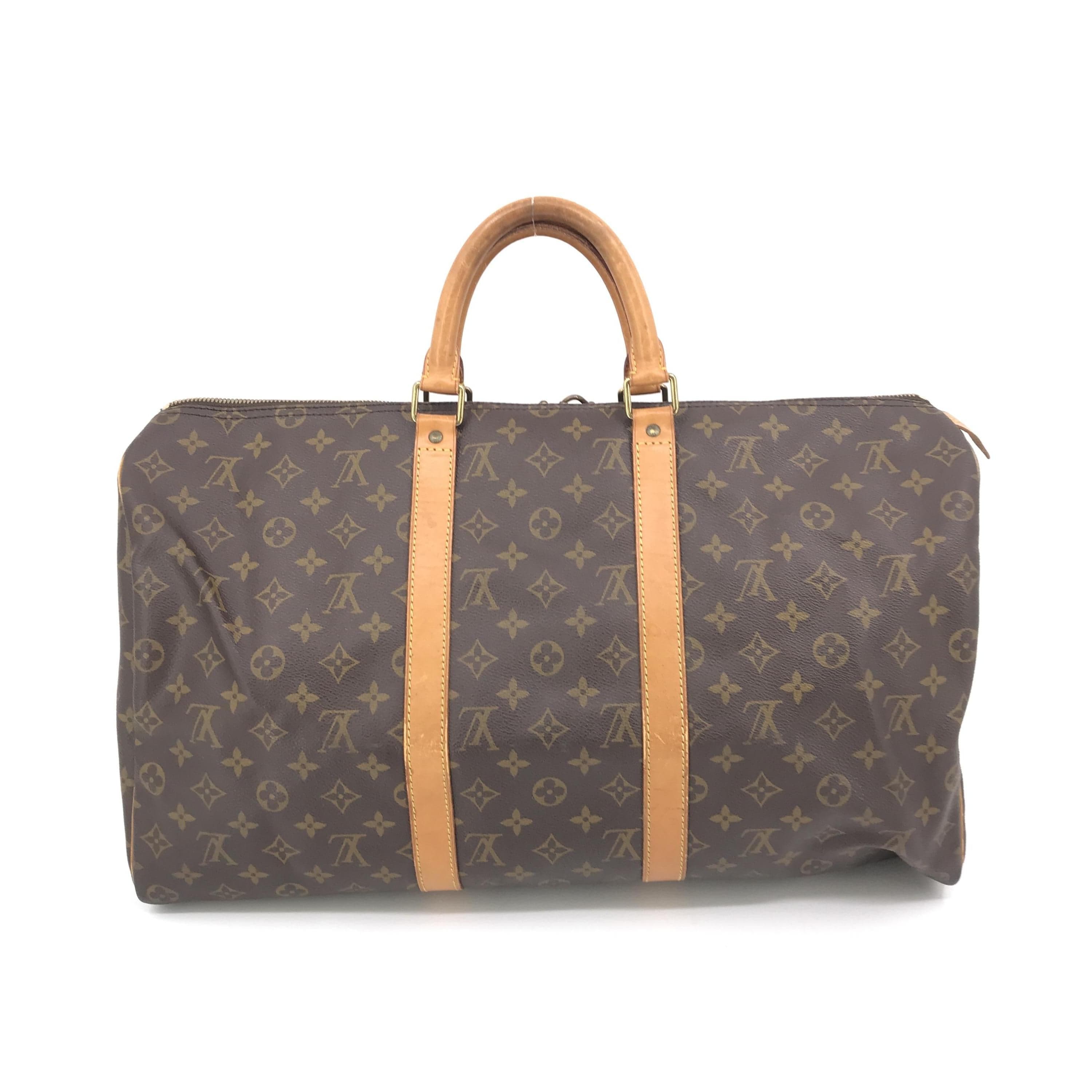 Louis Vuitton Louis Vuitton Monogram Keepall 50 Bag Brown ALC3214