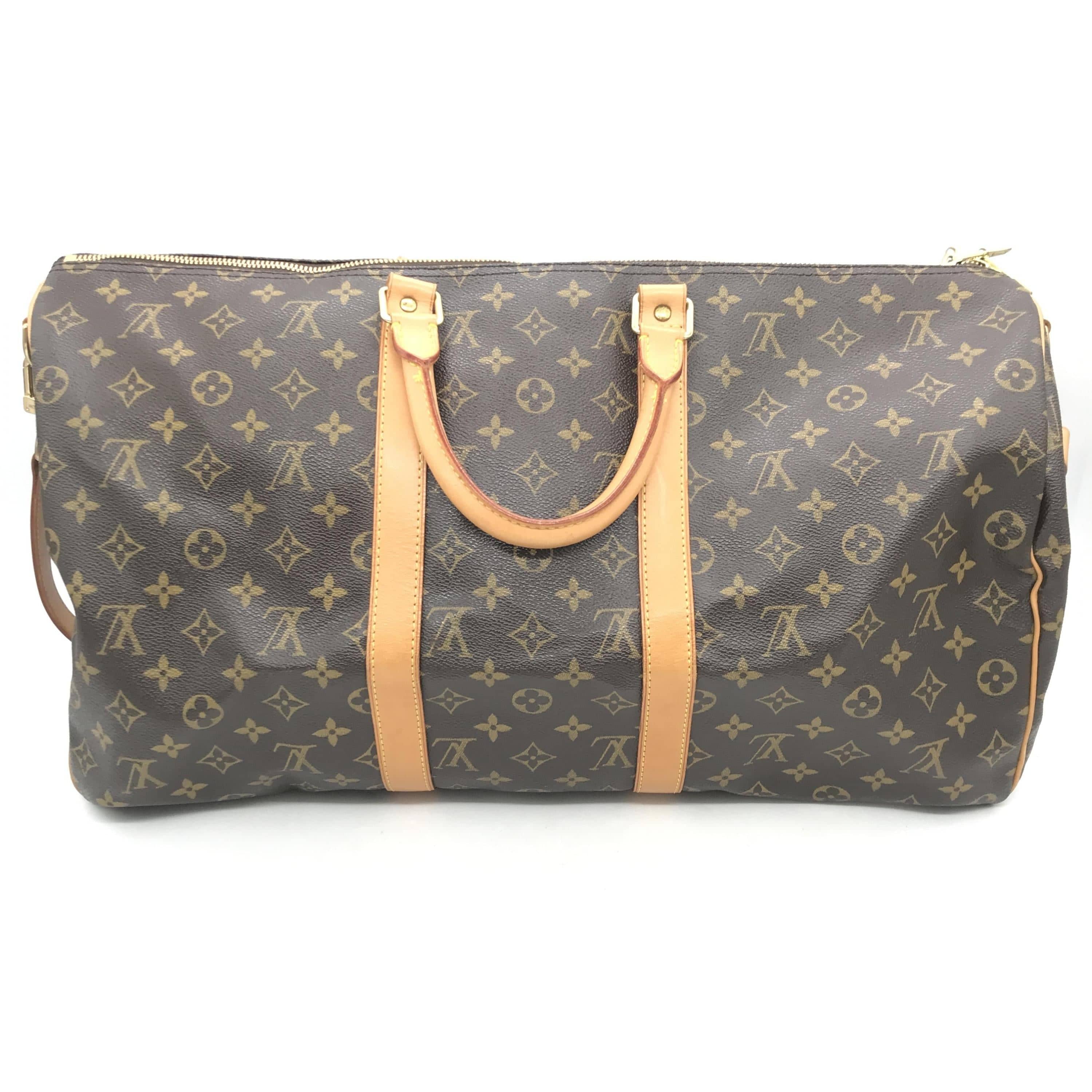 Louis Vuitton Louis Vuitton Monogram Keepall Bandouliere 50 handbag ALC3220