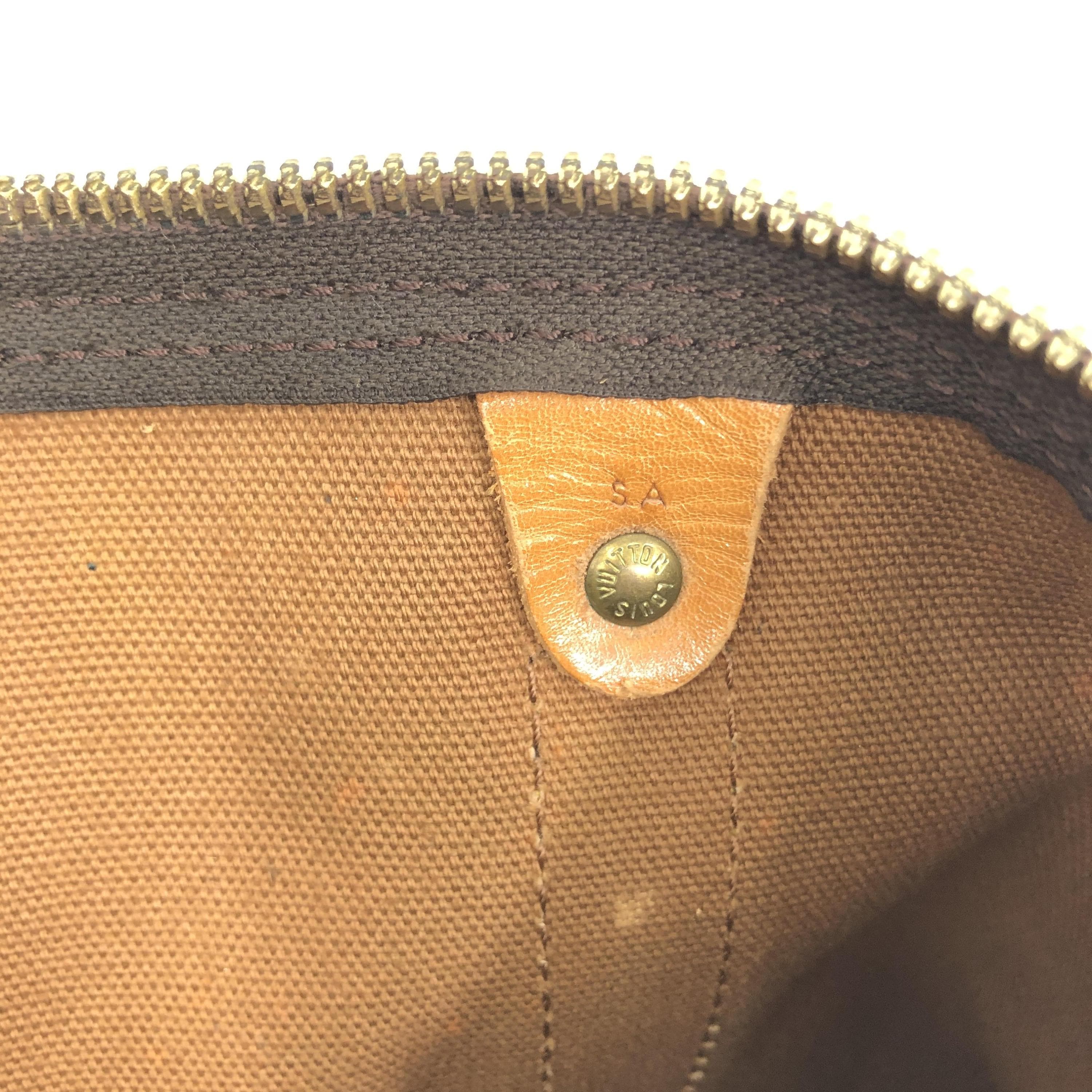 Louis Vuitton Louis Vuitton Monogram Keepall Bandouliere Travel Bag ALC3215