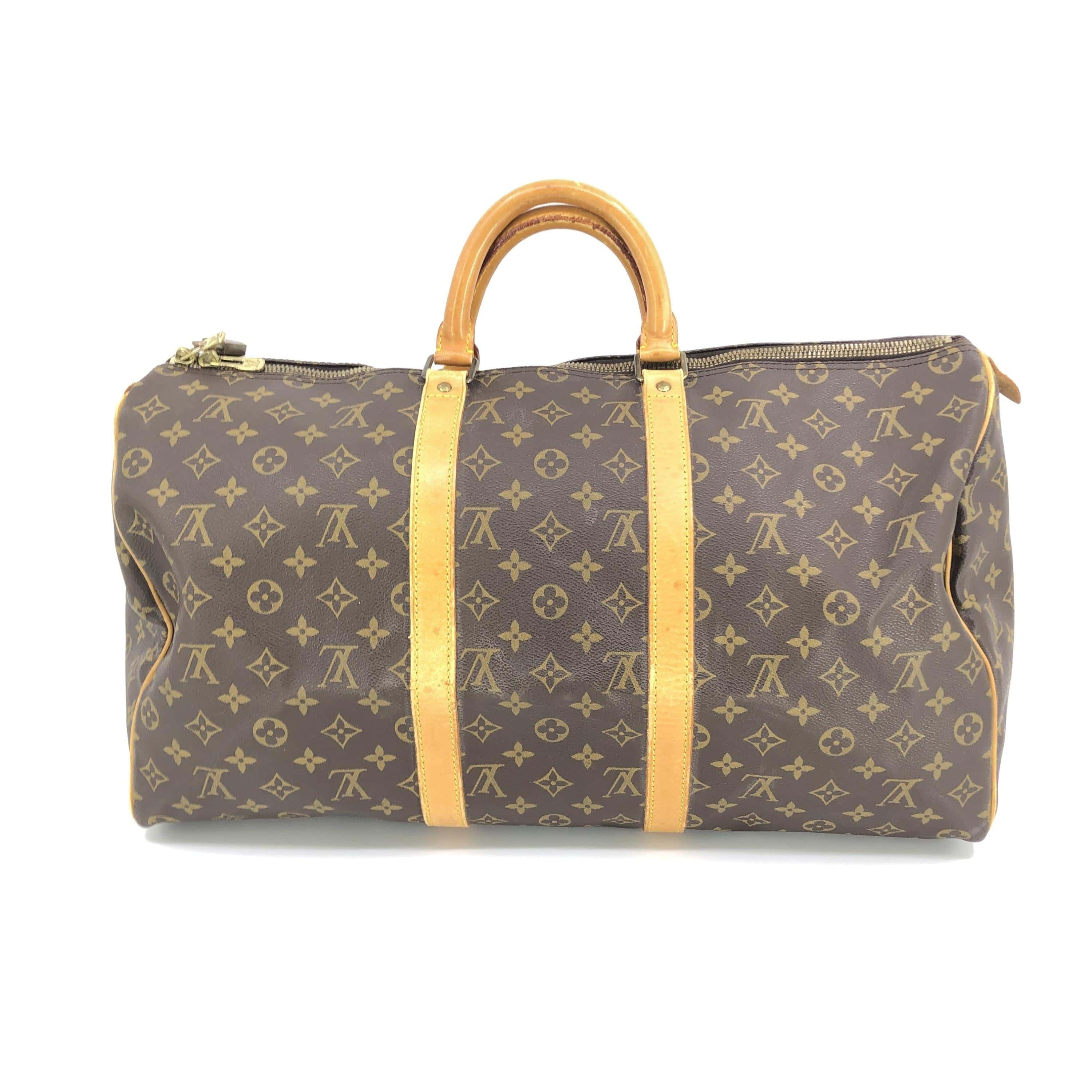 Louis Vuitton Louis Vuitton Monogram Keepall Bandouliere Travel Bag ALC3215