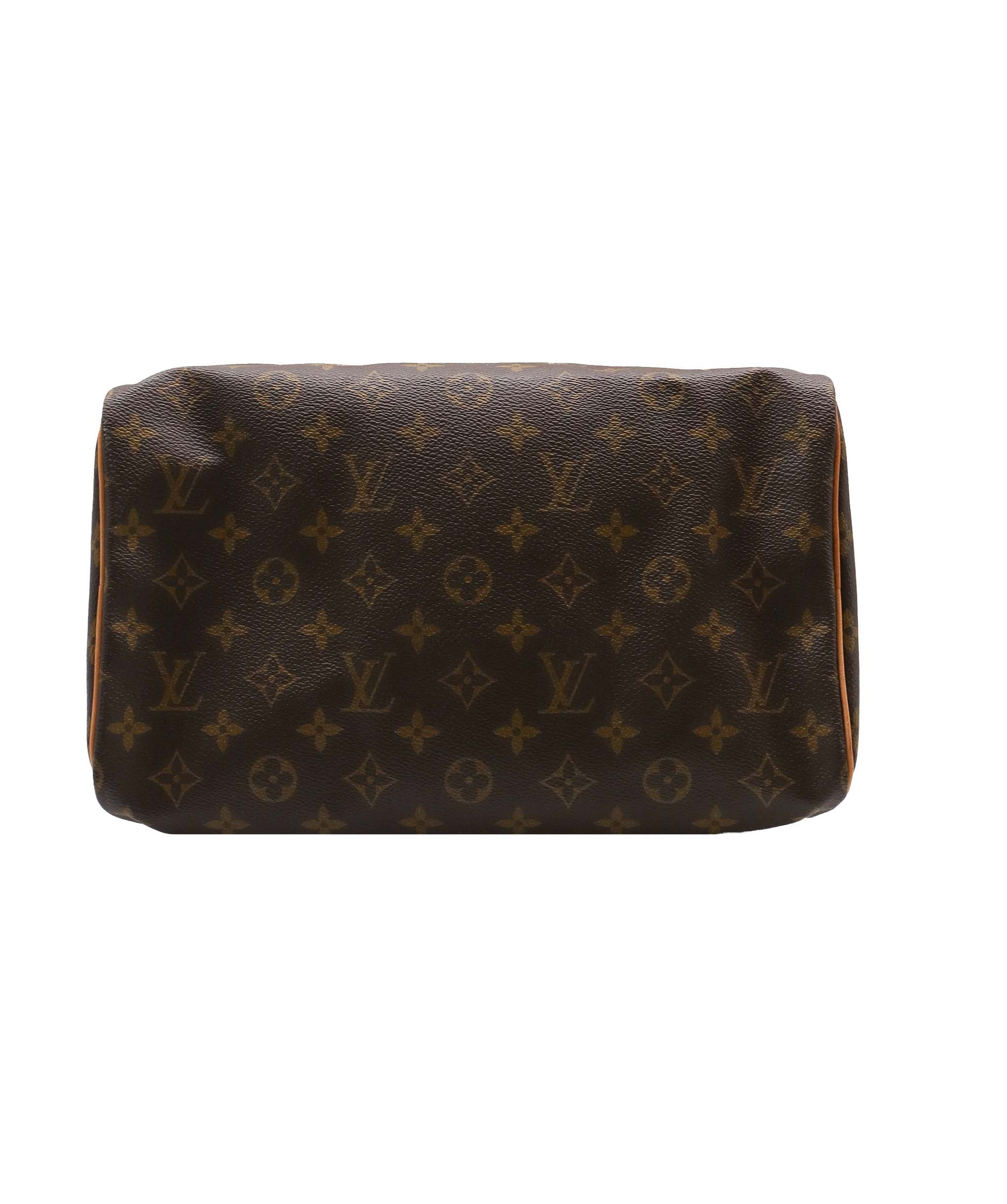 Louis Vuitton Louis Vuitton Monogram Speedy 30 Hand Bag M41526 LV Auth am464b DXBS0556