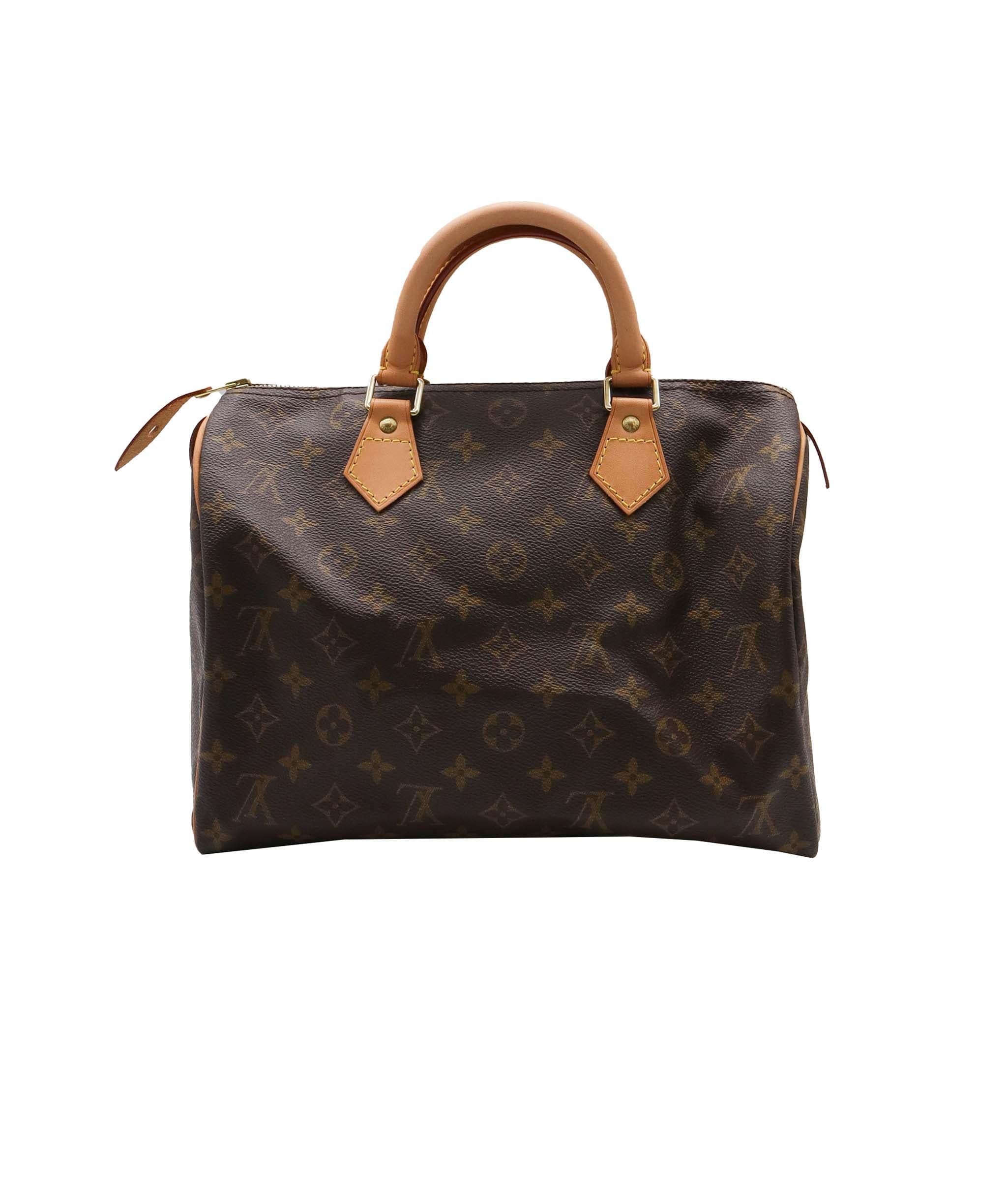 Louis Vuitton Louis Vuitton Monogram Speedy 30 Hand Bag M41526 LV Auth am464b DXBS0556