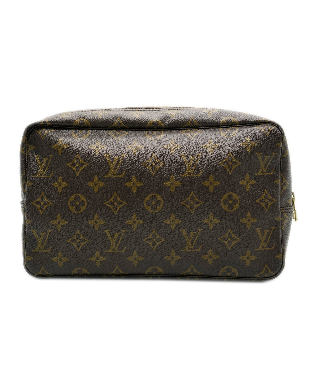 Auth Louis Vuitton Monogram Trousse Toilette 28 M47522 Women's Pouch