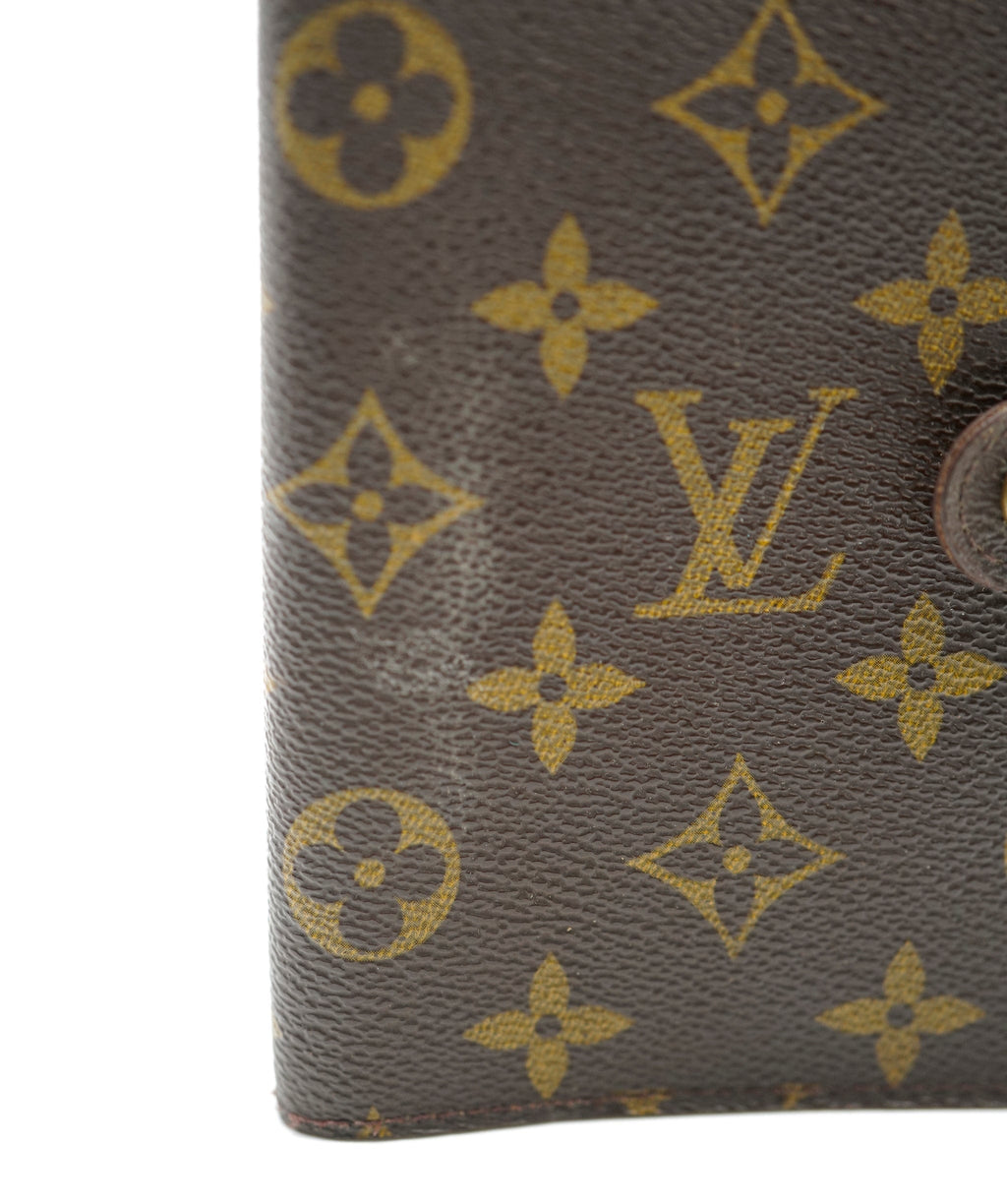 LOUIS VUITTON Monogram Agenda GM Day Planner Cover