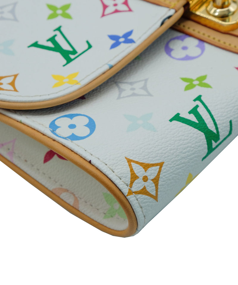 Louis Vuitton Long Tresor Murakami Multicolor White Wallet - I