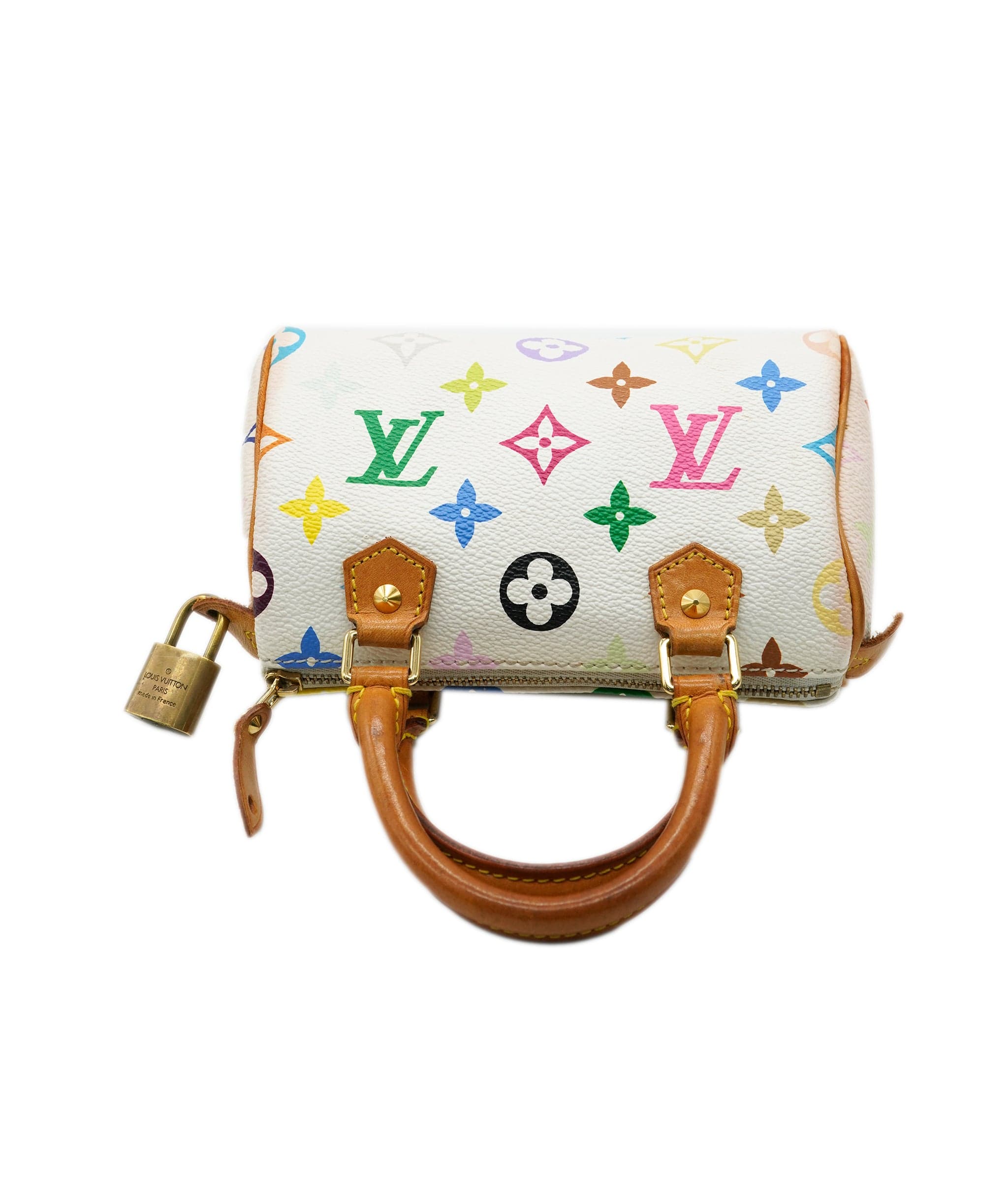 Louis Vuitton Louis Vuitton Murakami Monogram Speedy with Leather Strap ALC2431