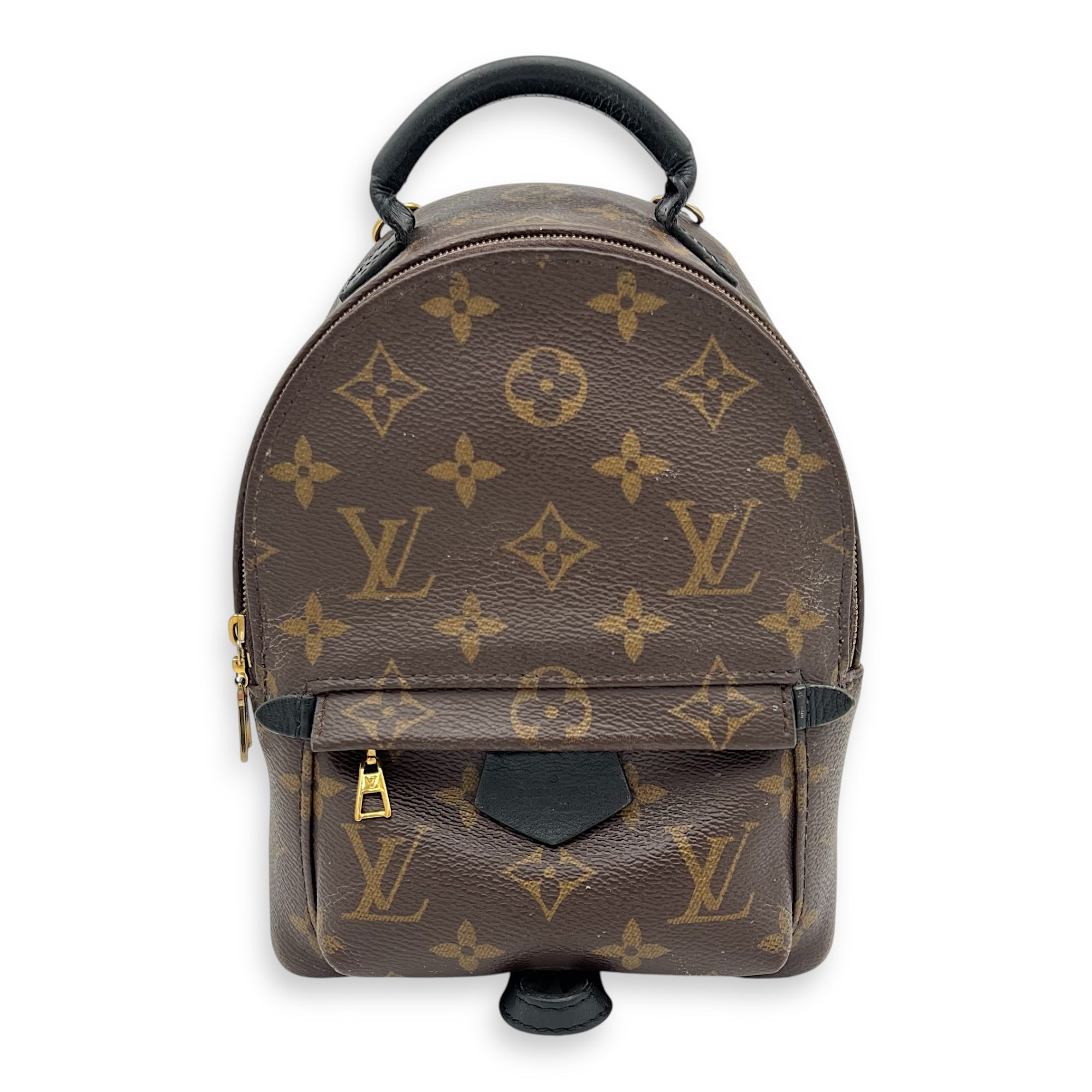 Louis Vuitton Louis Vuitton Palm Springs Backpack Mini Brown in Monogram Coated Canvas, Gold hardware S2509-007820AN