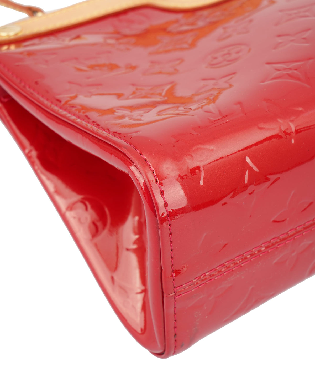 Louis Vuitton Louis Vuitton Red Monogram Vernis Roxbury Drive Bag C351111
