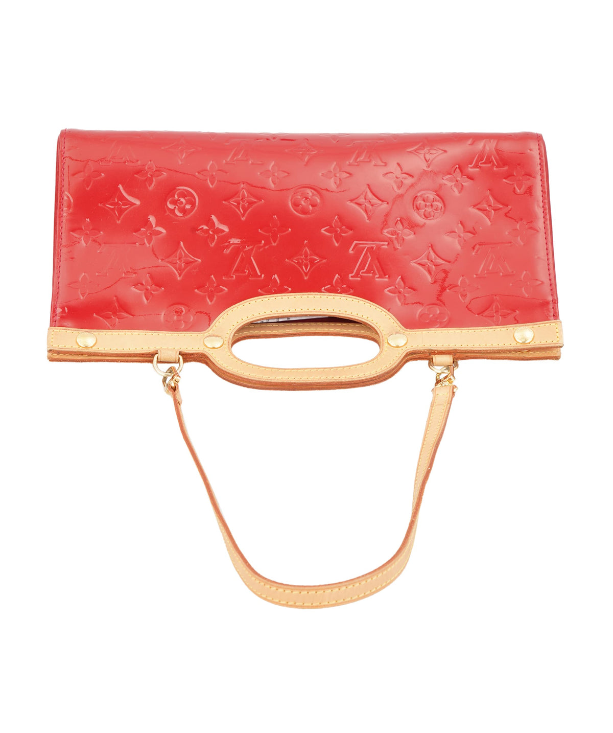 Louis Vuitton Louis Vuitton Red Monogram Vernis Roxbury Drive Bag C351111