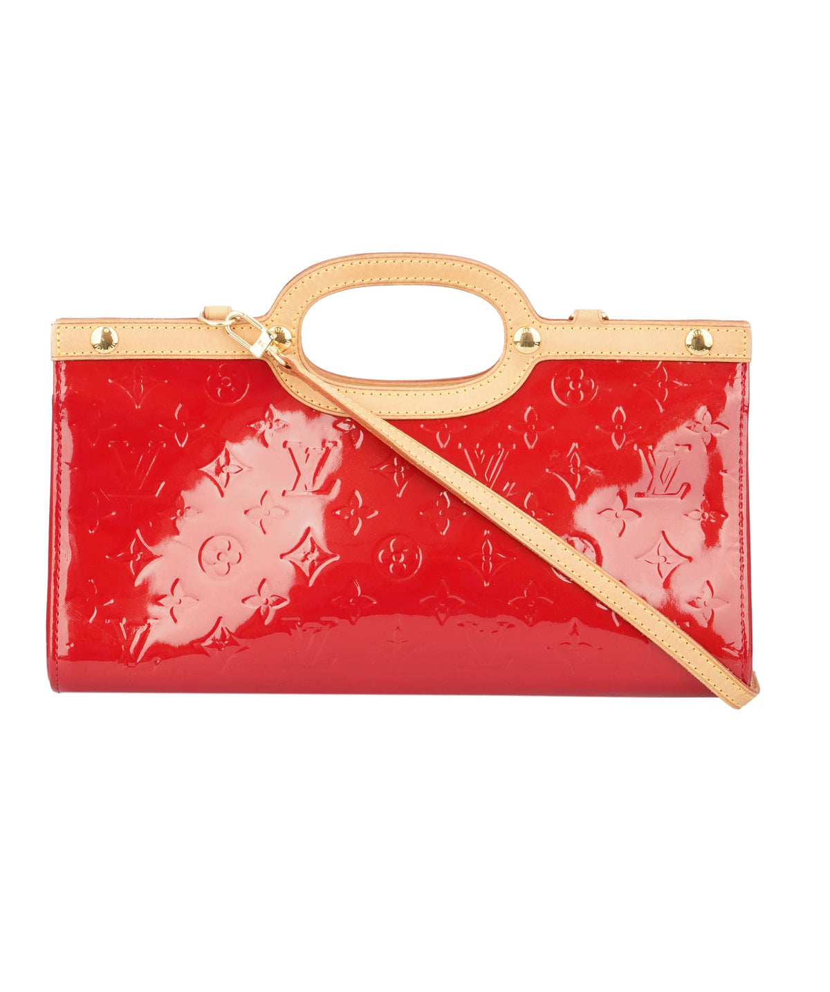 Louis Vuitton Louis Vuitton Red Monogram Vernis Roxbury Drive Bag C351111