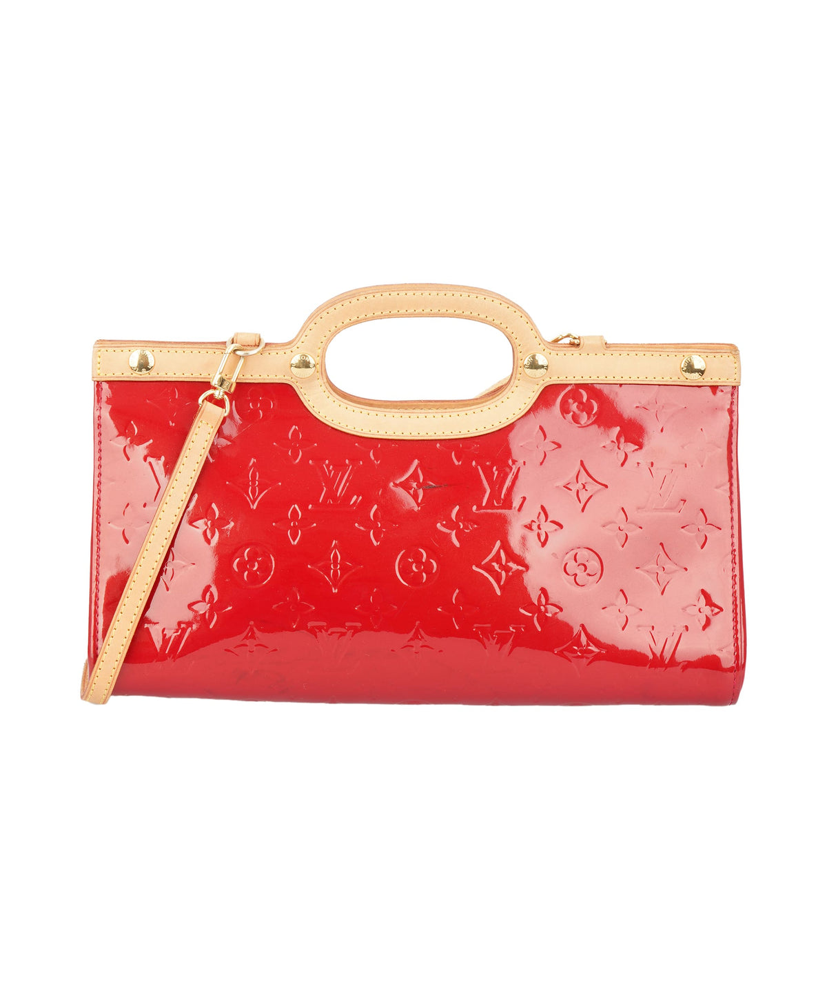 Louis Vuitton Louis Vuitton Red Monogram Vernis Roxbury Drive Bag C351111