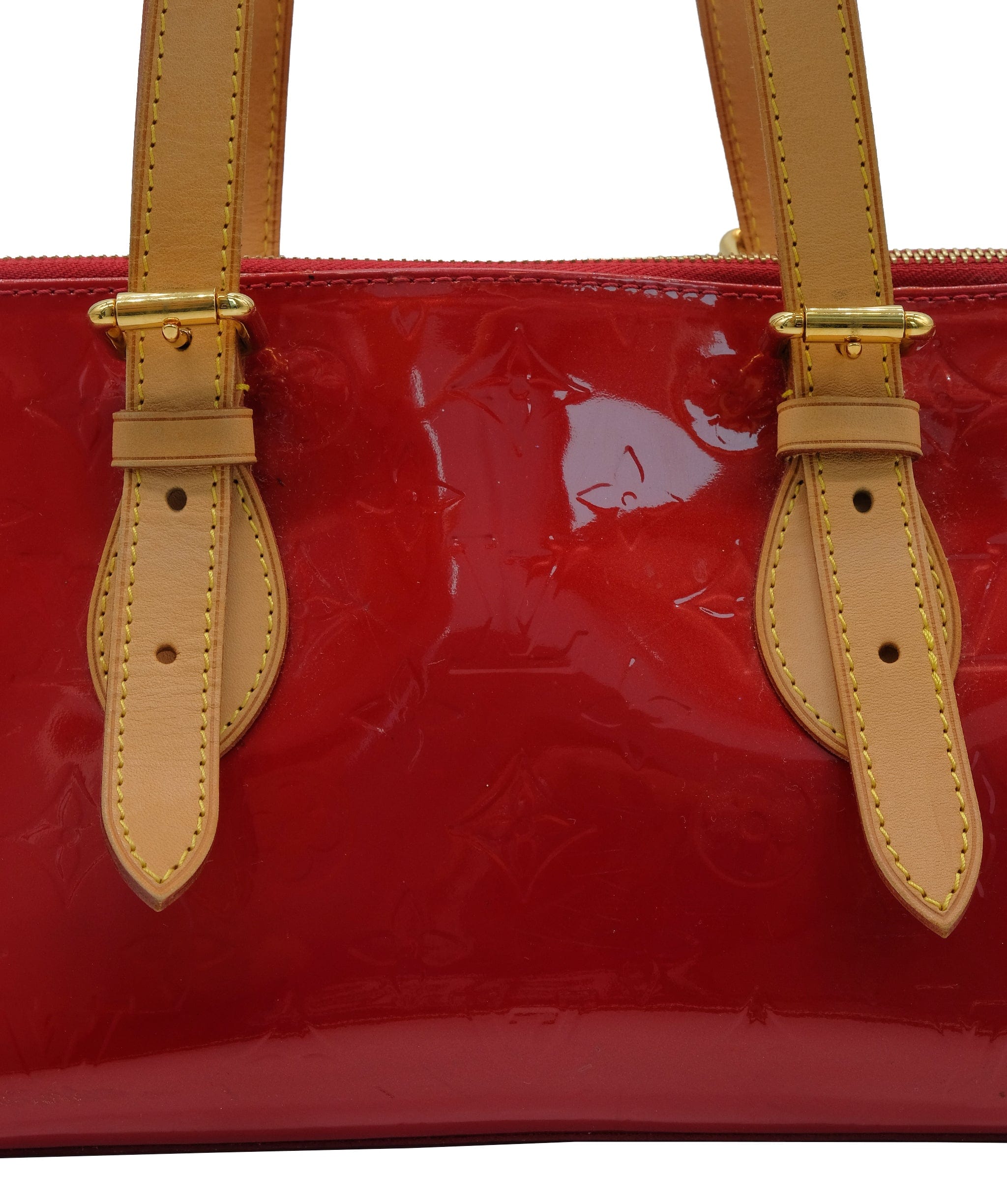 Louis Vuitton Louis Vuitton Red Patent Bag (Dust bag) RJC2556