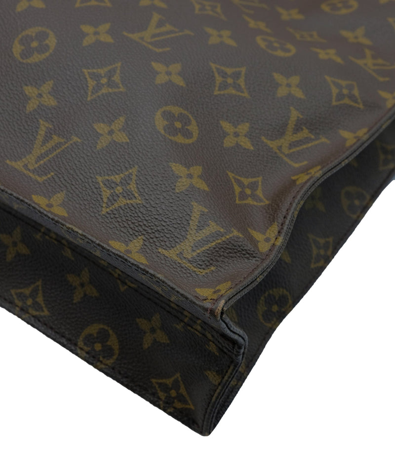 Authentic Louis Vuitton Vintage Monogram Canvas Sac Plat GM