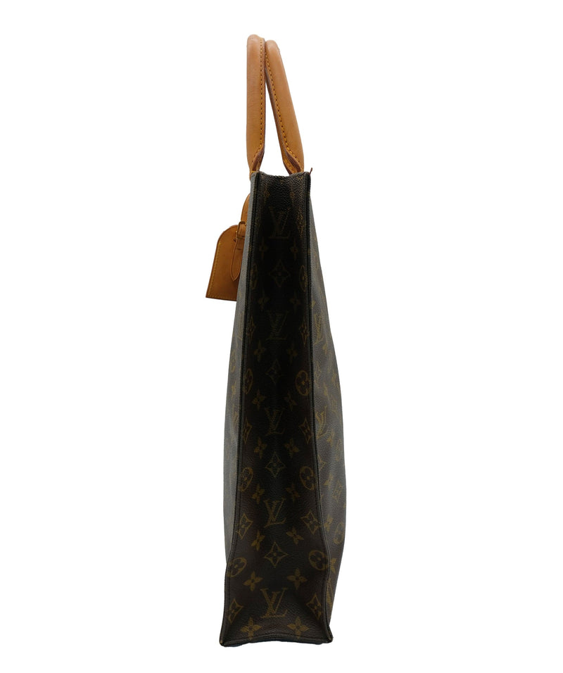 Louis Vuitton Brown Monogram Canvas Sac Plat Tote Bag Louis Vuitton