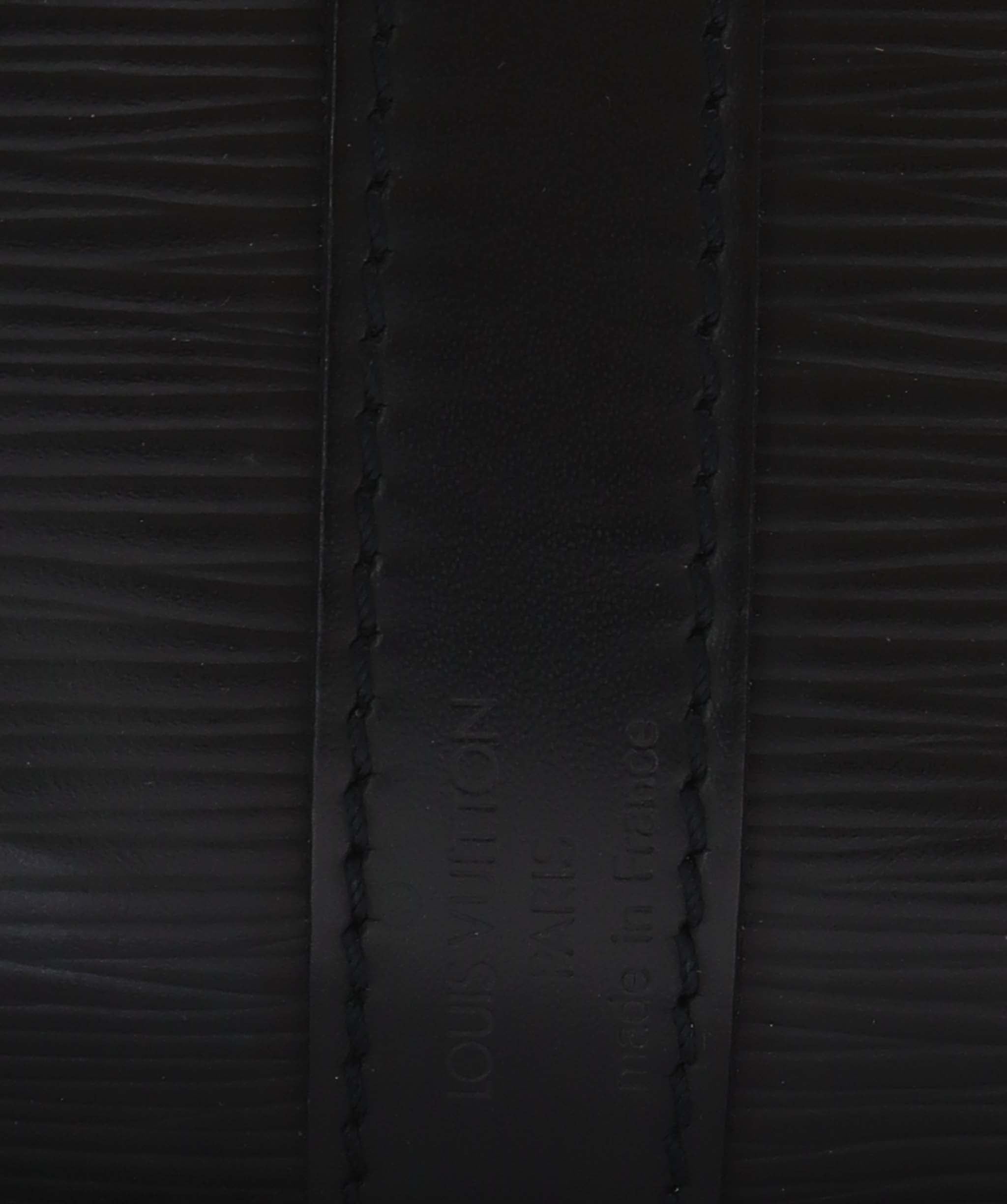 Louis Vuitton Louis Vuitton Vintage Petite Noe Black Epi GHW SKC1987