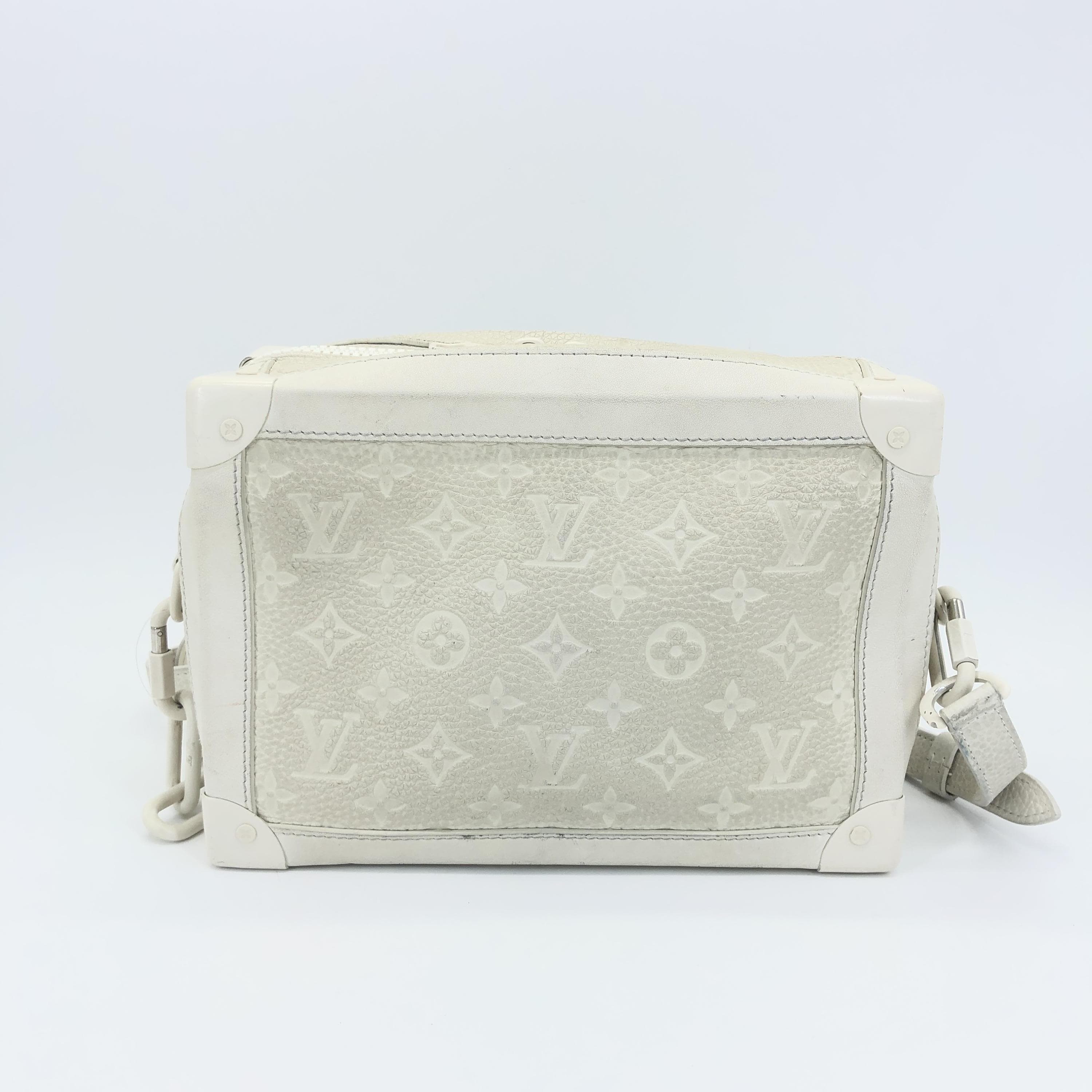 Louis Vuitton Louis Vuitton White Monogram Soft Trunk Bag C371458