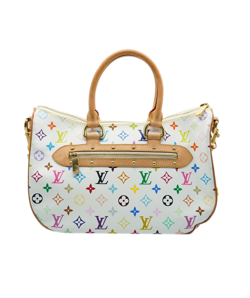 LOUIS VUITTON Rita Multicolor Monogram Shoulder Bag White