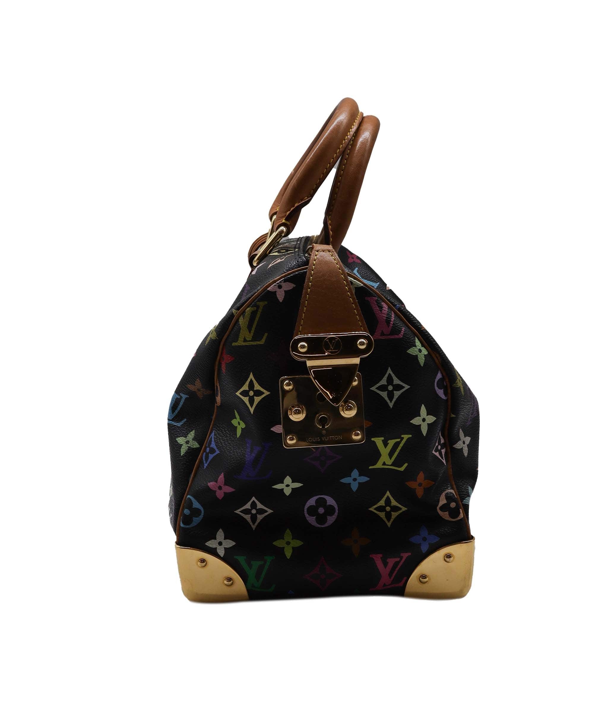 Louis Vuitton Louis Vuitton x Murakami Speedy Black Multicoloure Monogram Canvas  SKC1880