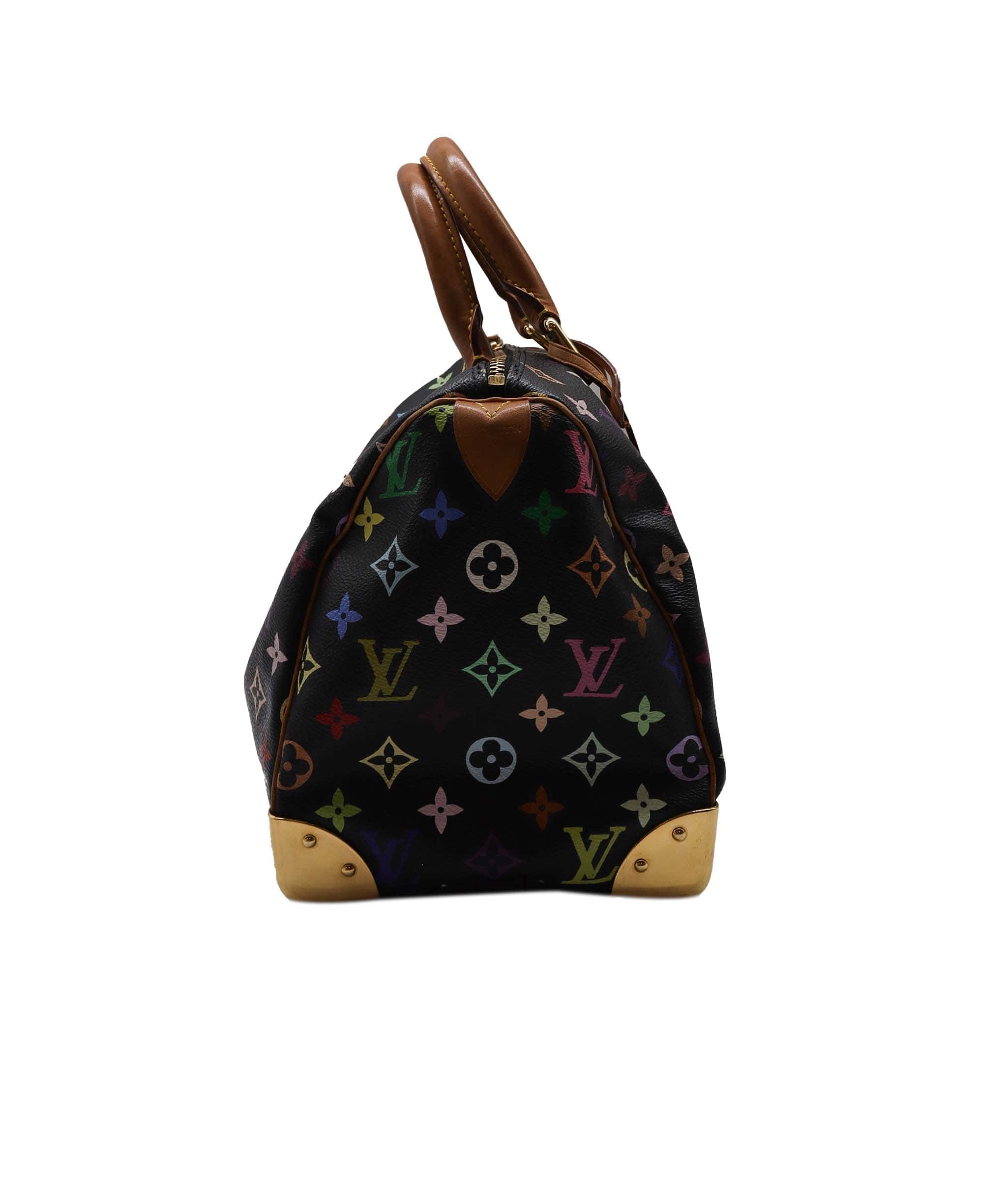 Louis Vuitton Louis Vuitton x Murakami Speedy Black Multicoloure Monogram Canvas  SKC1880