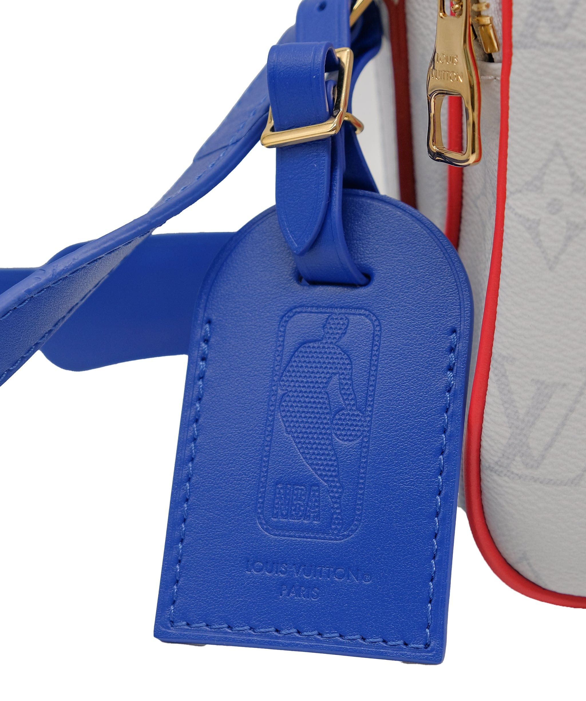 Louis Vuitton Louis Vuitton X NBA Sling bag blue white red Big RJC3324