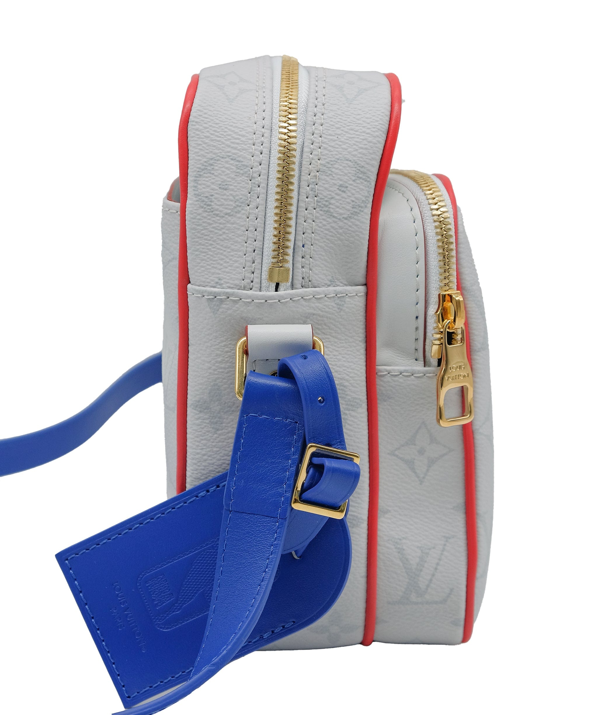 Louis Vuitton Louis Vuitton X NBA Sling bag blue white red Big RJC3324