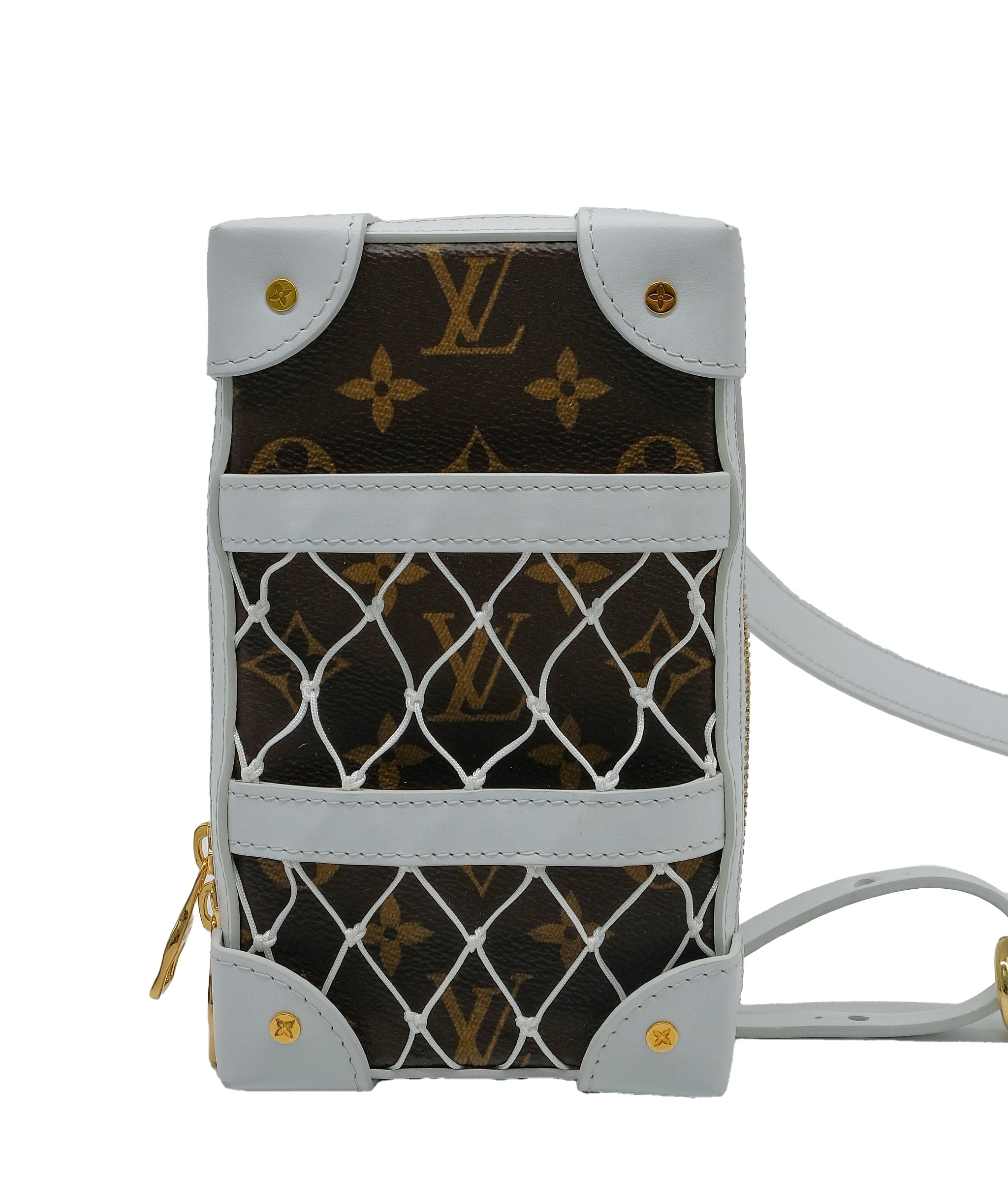 Louis Vuitton Louis vuitton x NBA Soft Trunk monogram with white strap RJC3162