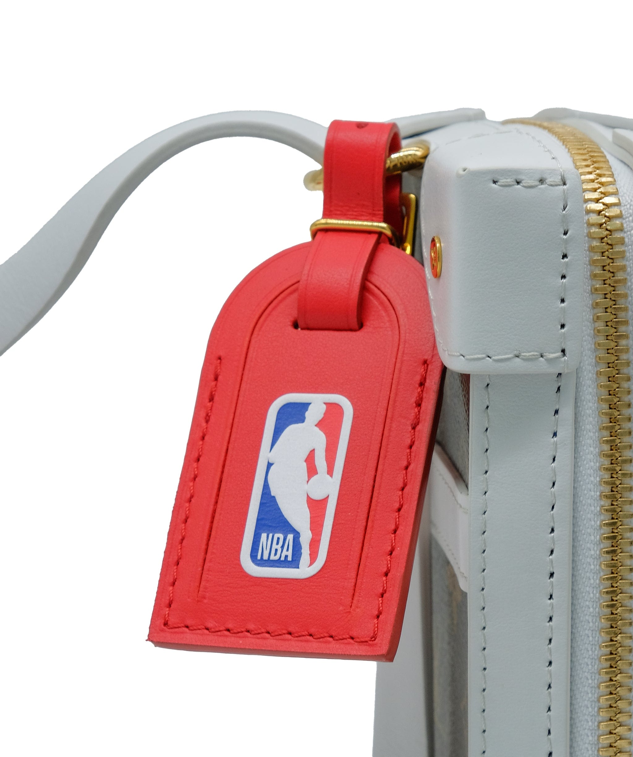 Louis Vuitton Louis vuitton x NBA Soft Trunk monogram with white strap RJC3162