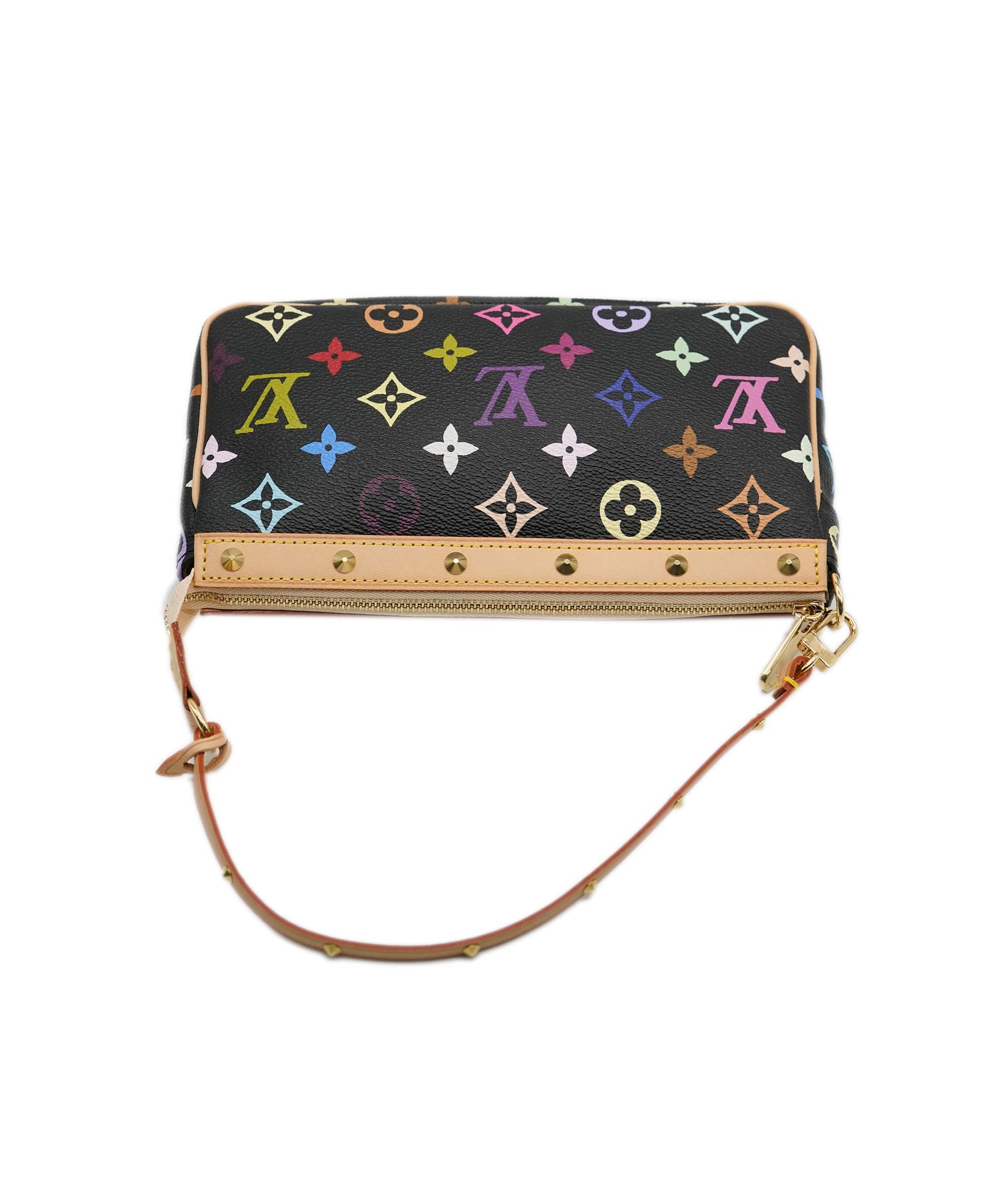Takashi Murakami Lv Multicolour Vuitton Multicolor Pochette