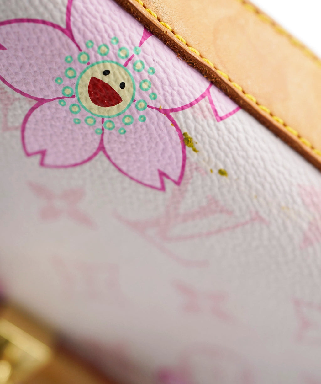 Louis Vuitton x Takashi Murakami Monogram Cherry Blossom Porte Tresor  International Wallet Pink