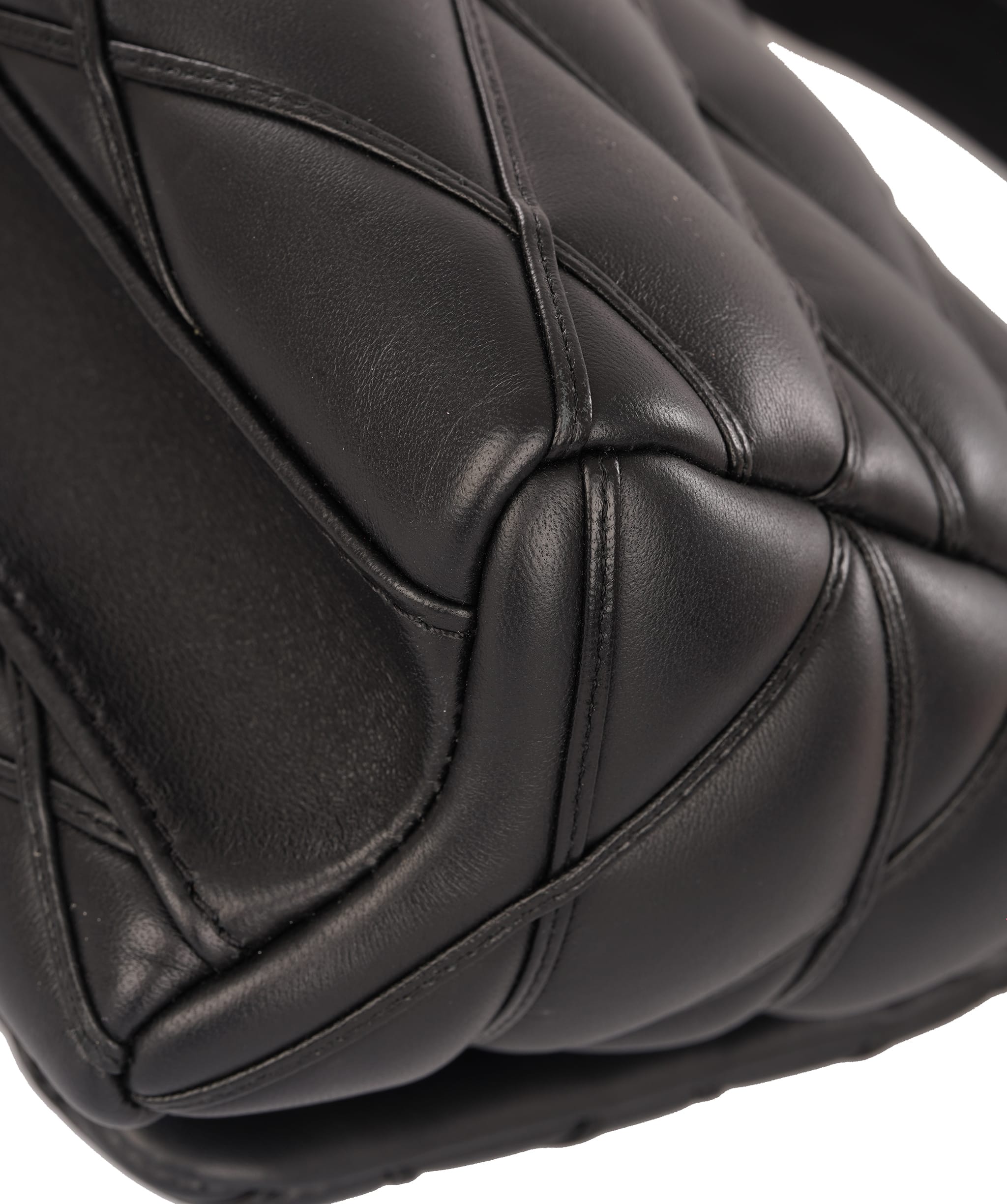 Louis Vuitton Louis Vuttion Black Paddded Lambskin Leather GO-14 MM Bag ALTC1189