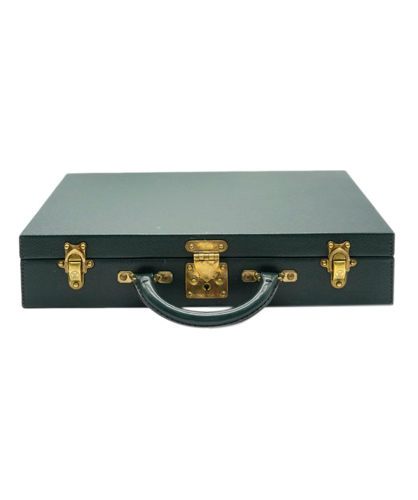 Louis Vuitton LV Diplomat Forest Green Trunk with GHW - ASL10235