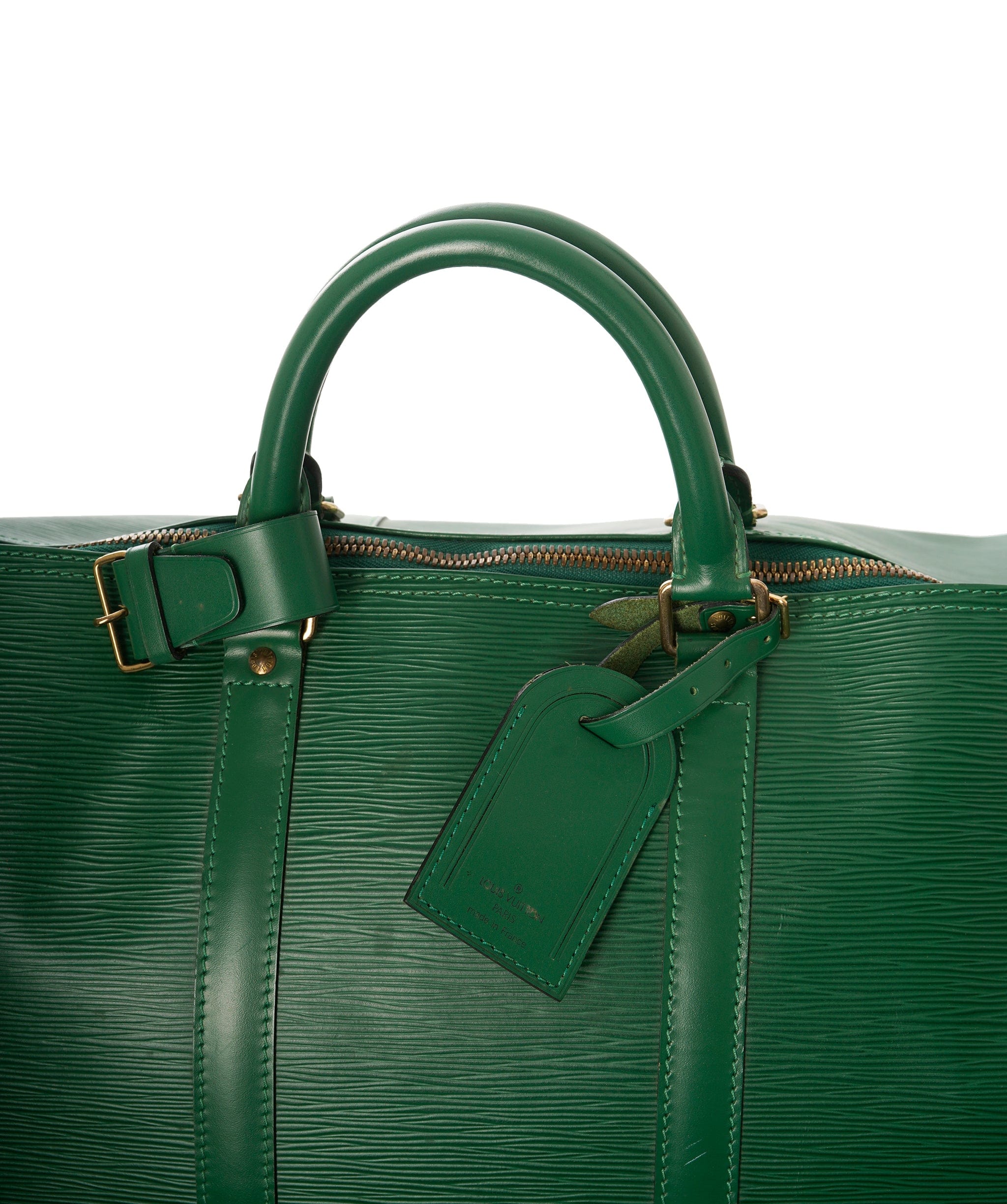 Louis Vuitton LV Green Epi Leather Keepal 55cm - APC0001