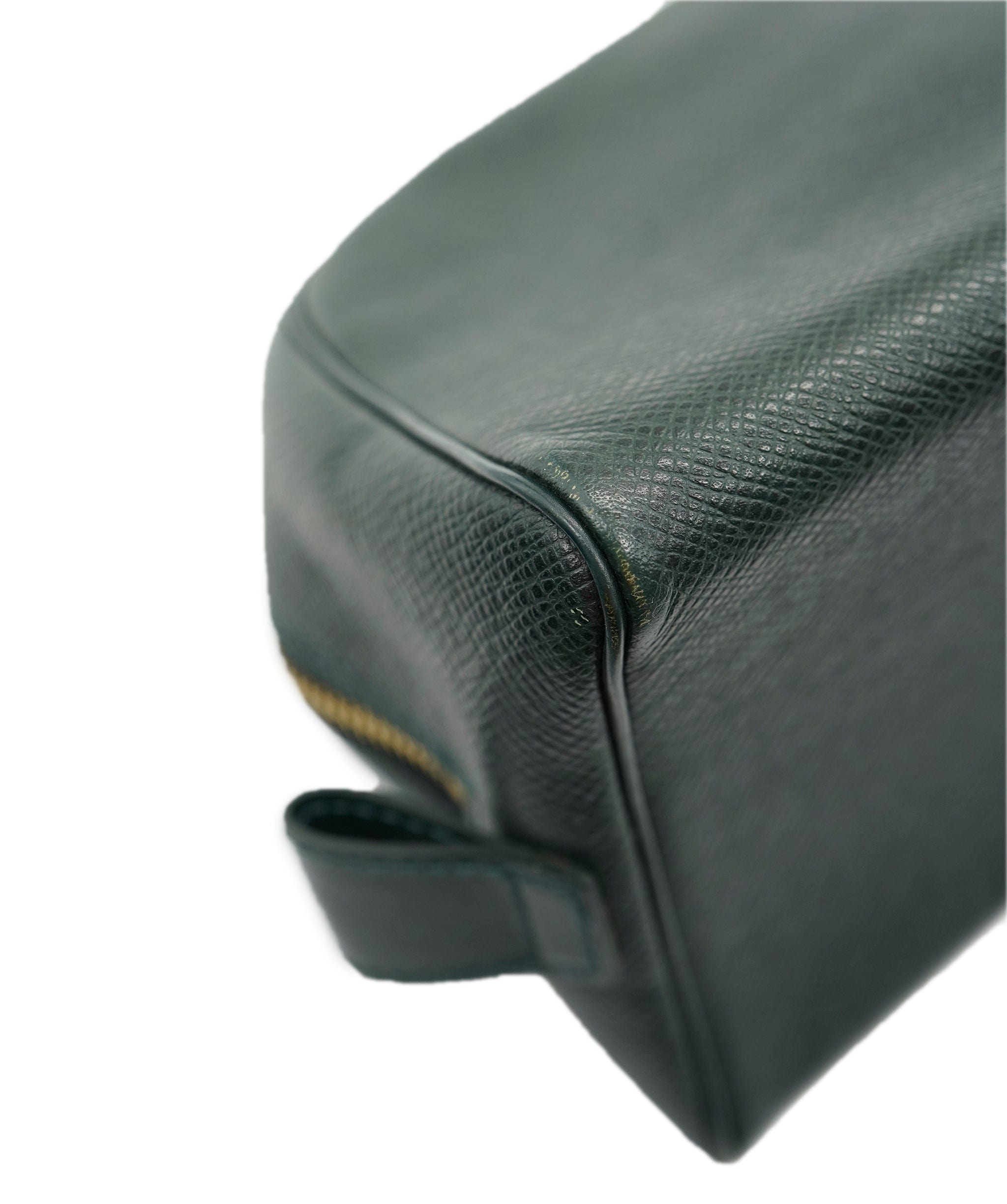 Louis Vuitton LV Green Taiga Leather Trousse Toilette Pouch PM - APC0003