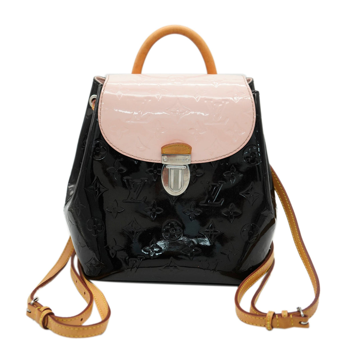 louis vuitton backpack two strap Louis Vuitton Vernis Two-Tone Backpack REC1732 – Luxury Promise