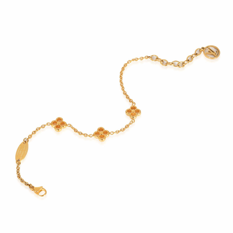 Louis Vuitton Flower Full Station Bracelet - Gold-Tone Metal