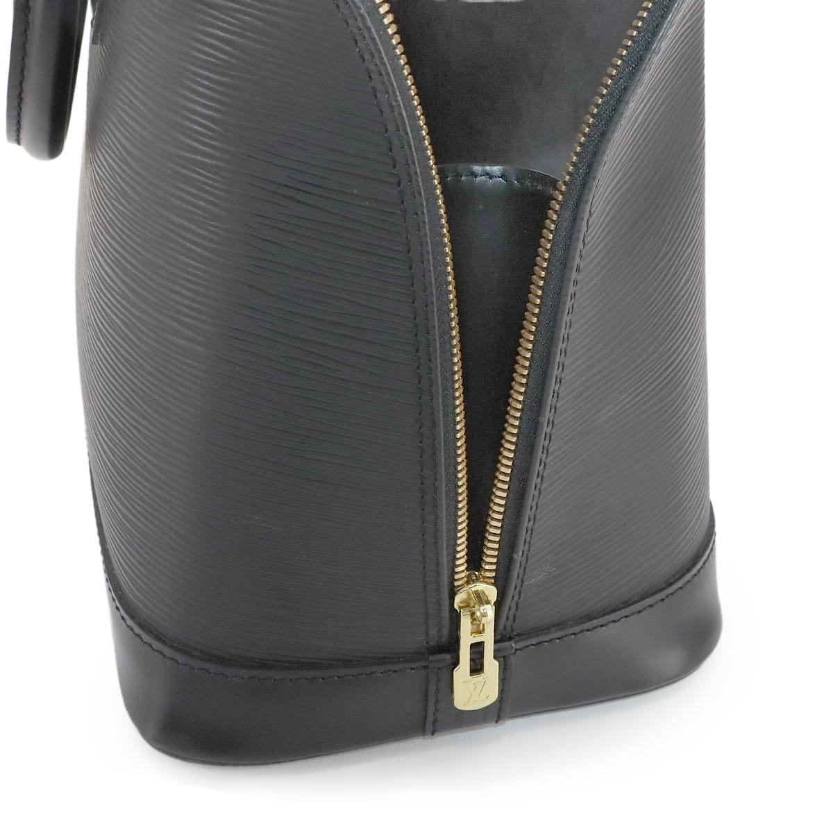 LOUIS VUITTON LOUIS VUITTON Epi Alma PM Hand Bag Leather Noir Black M52142 Purse 90297101