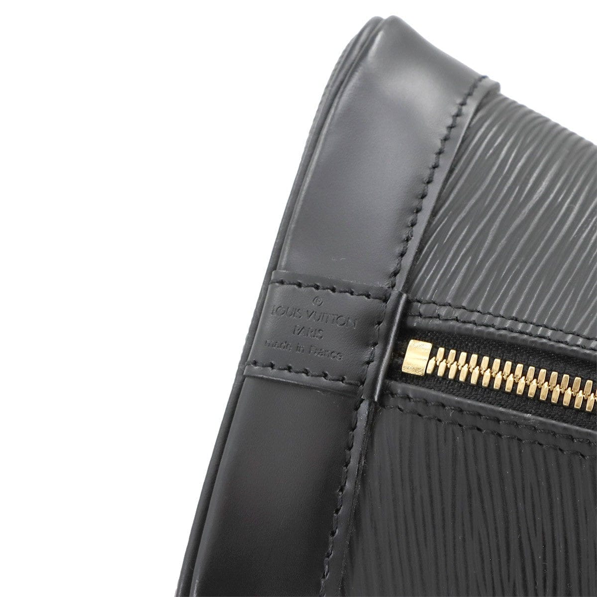 LOUIS VUITTON LOUIS VUITTON Epi Alma PM Hand Bag Leather Noir Black M52142 Purse 90297101