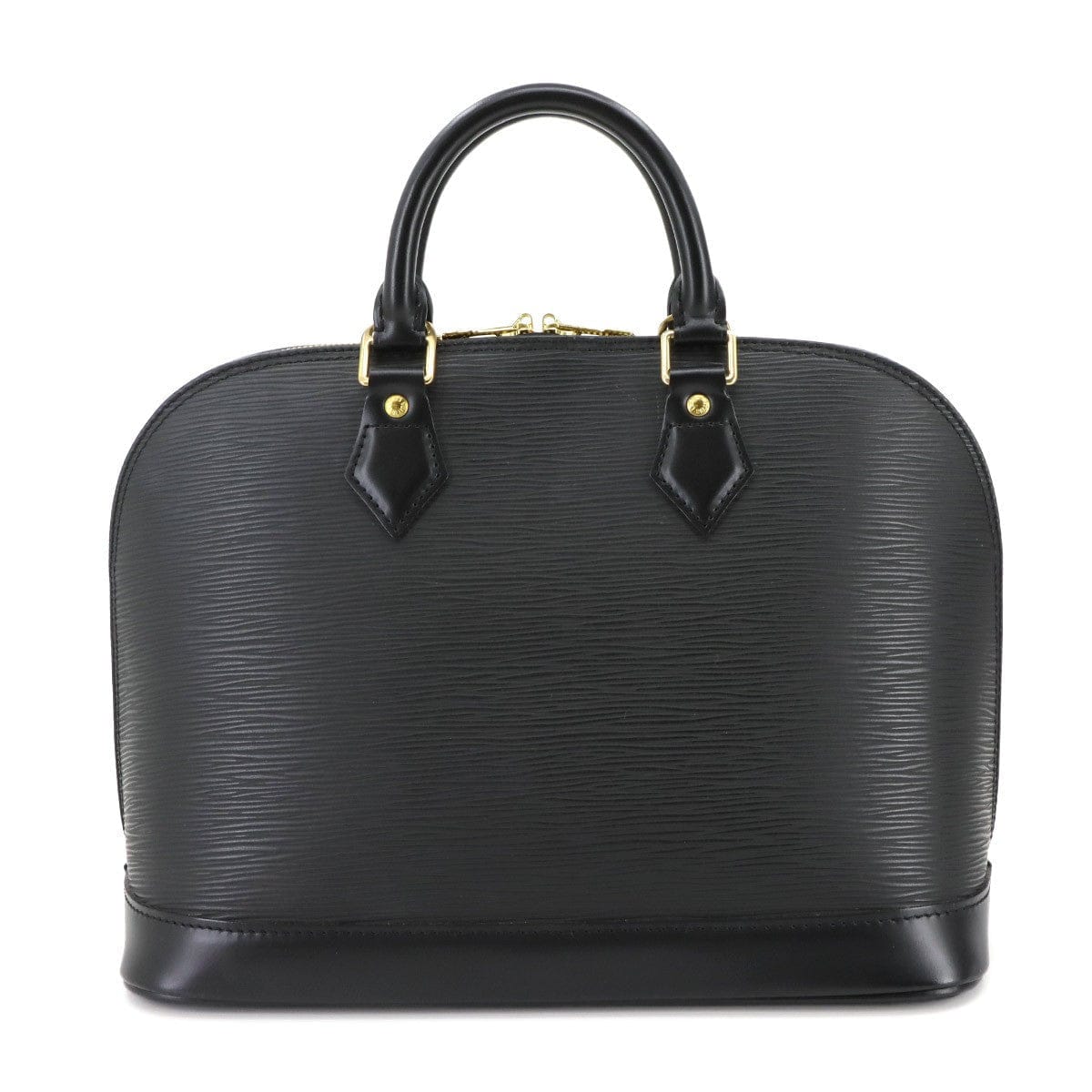 LOUIS VUITTON LOUIS VUITTON Epi Alma PM Hand Bag Leather Noir Black M52142 Purse 90297101