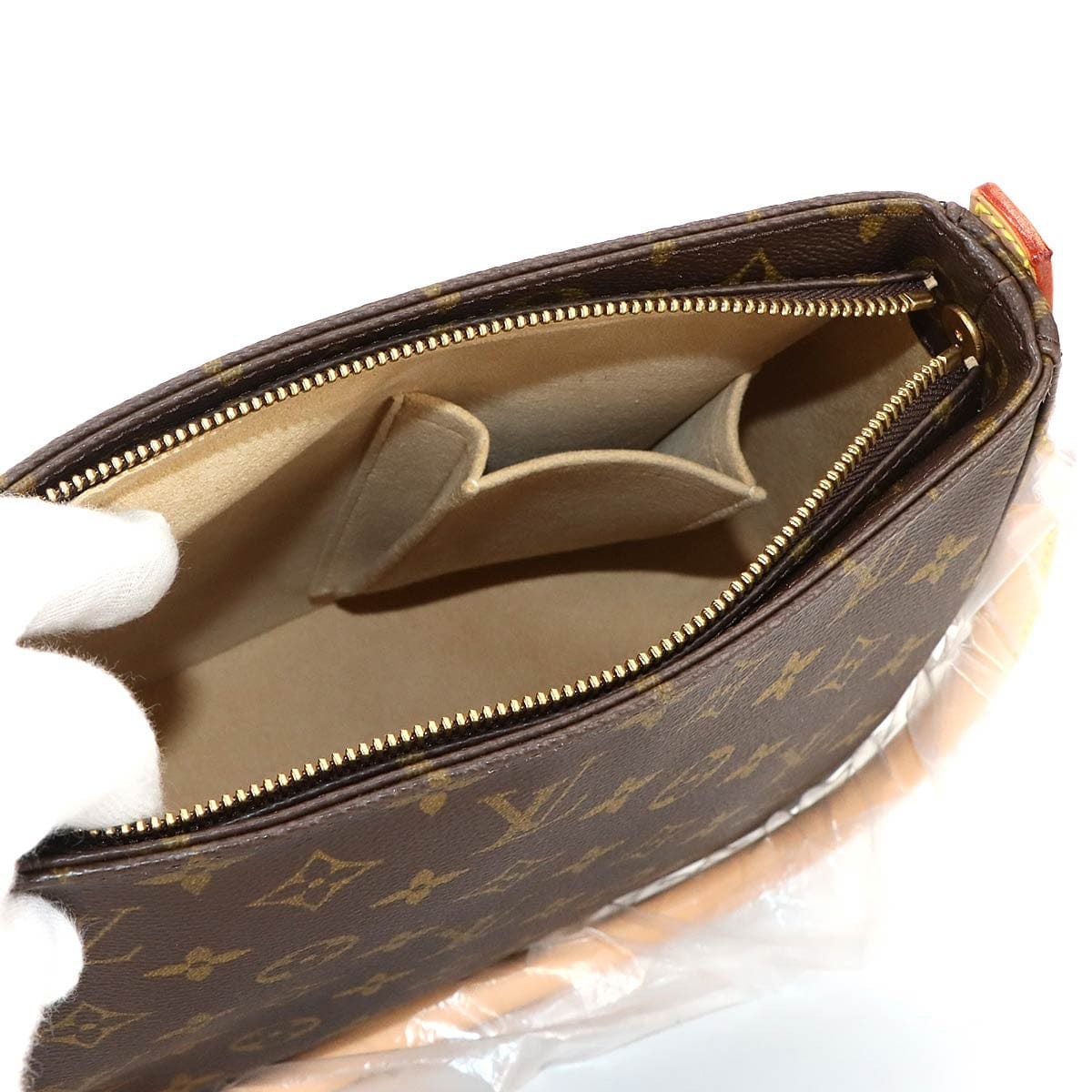 LOUIS VUITTON LOUIS VUITTON Monogram Looping MM Shoulder Bag Brown M51146 Purse 90299585