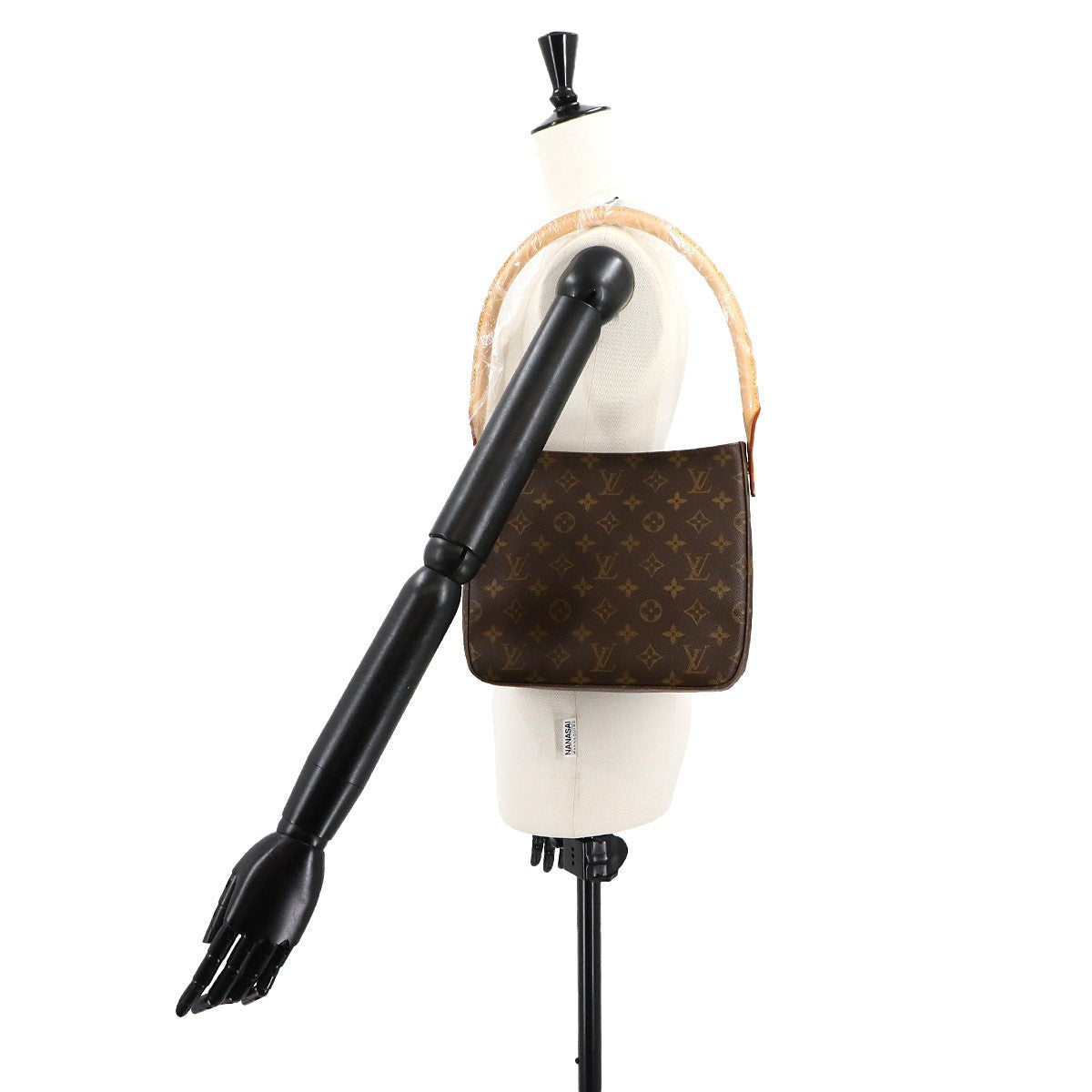 LOUIS VUITTON LOUIS VUITTON Monogram Looping MM Shoulder Bag Brown M51146 Purse 90299585