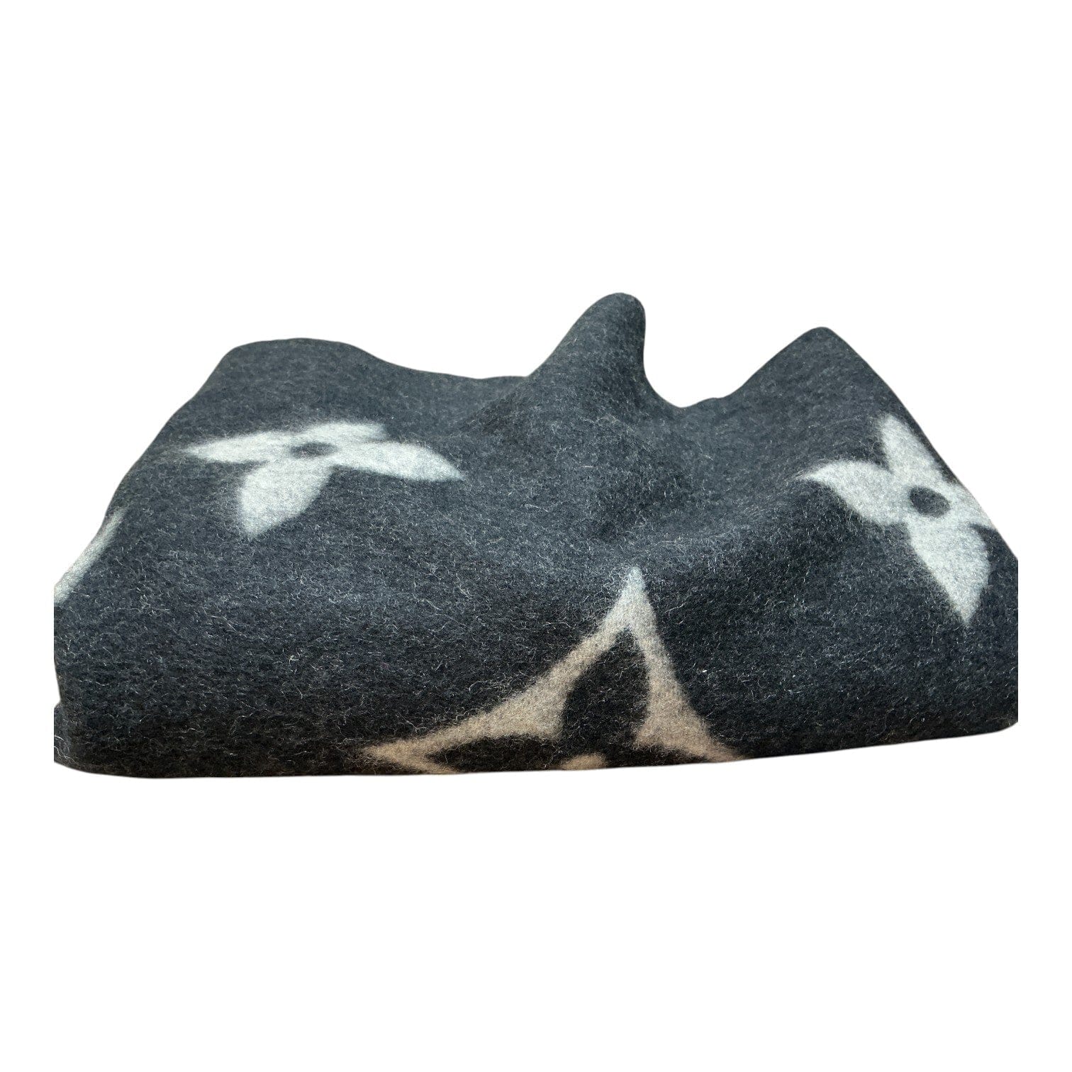 Louis Vuitton Louis Vuitton Black Cashmere Scarf