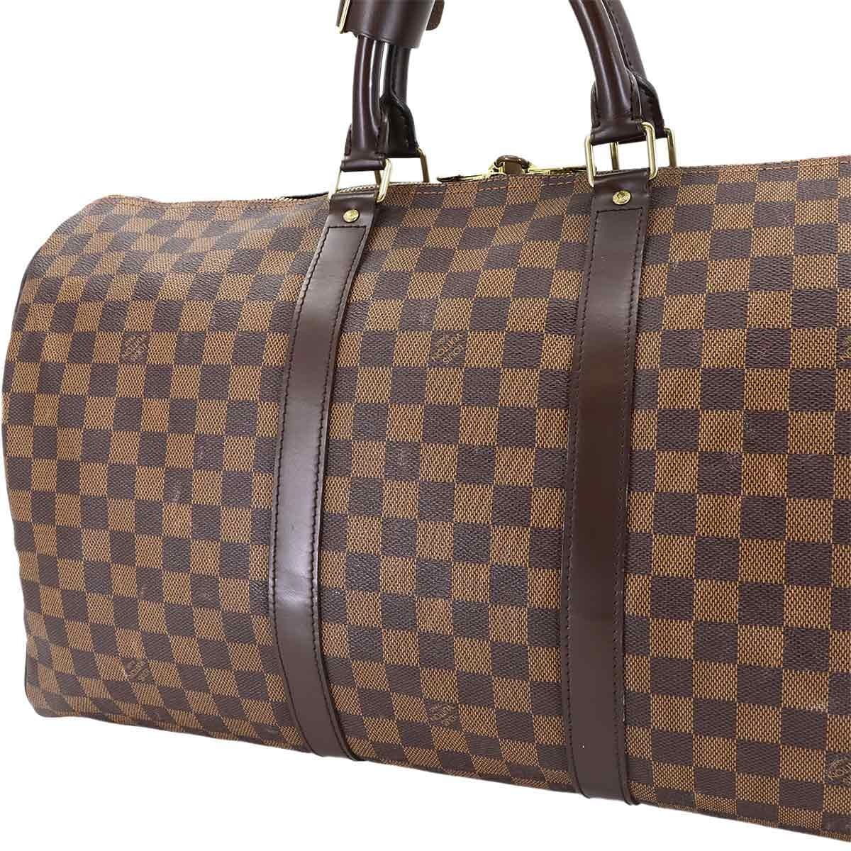 LOUIS VUITTON LOUIS VUITTON Damier Keepall 50 Luggage Ebene N41427 Unisex Travel 90301529