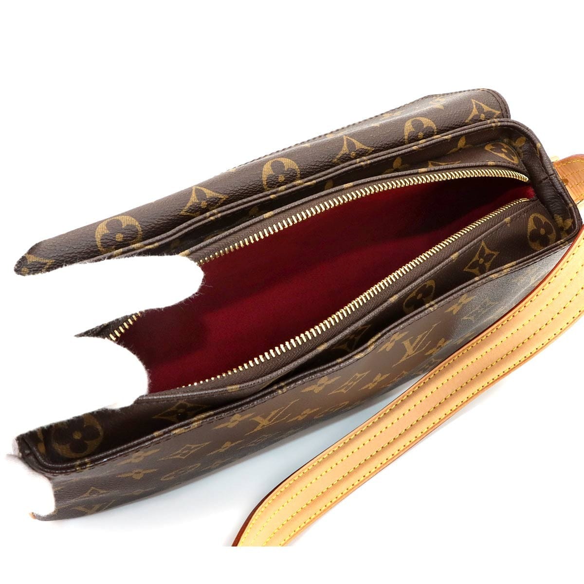 LOUIS VUITTON LOUIS VUITTON Monogram Viva Cite MM Shoulder Bag Brown M51164 Purse 90297675