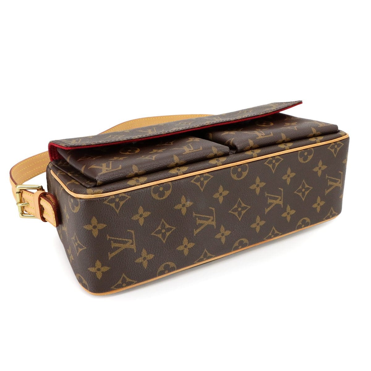 LOUIS VUITTON LOUIS VUITTON Monogram Viva Cite MM Shoulder Bag Brown M51164 Purse 90297675
