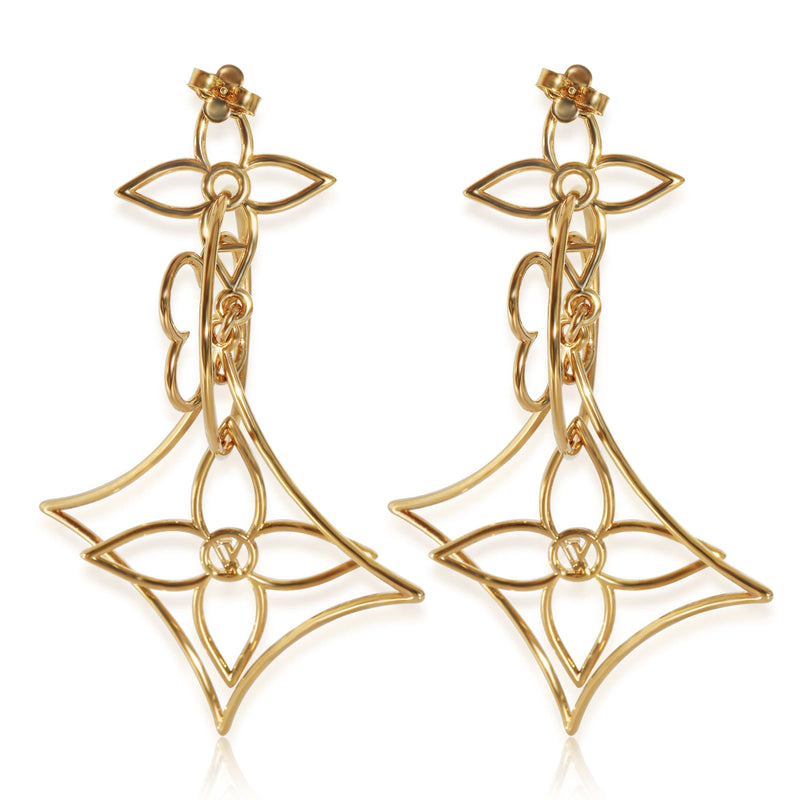Louis Vuitton Twiggy Long Gold Plated Earrings – LuxuryPromise