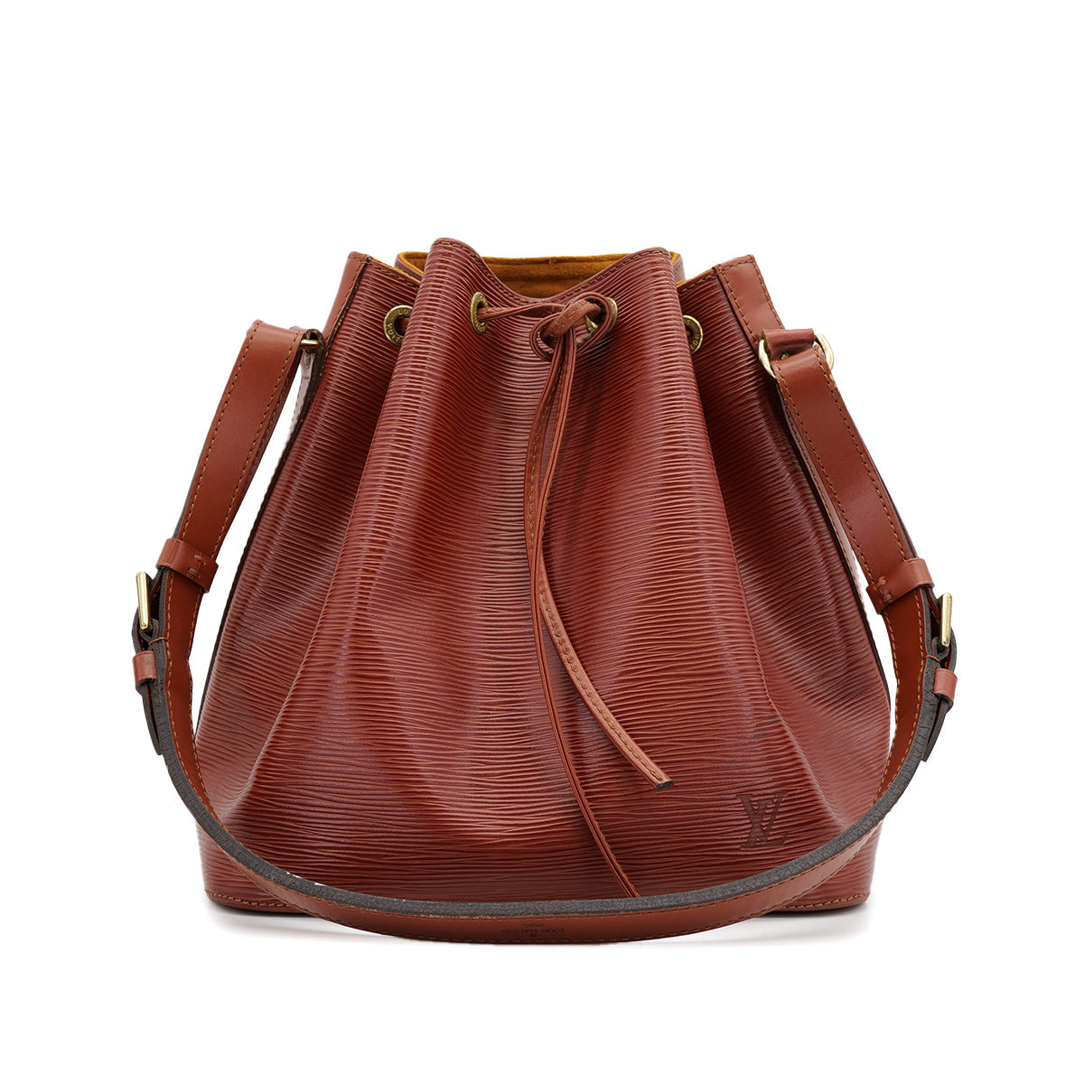 LOUIS VUITTON EPI PETIT NOE SHOULDER BAG KENYA BROWN LEATHER M44103 90311978